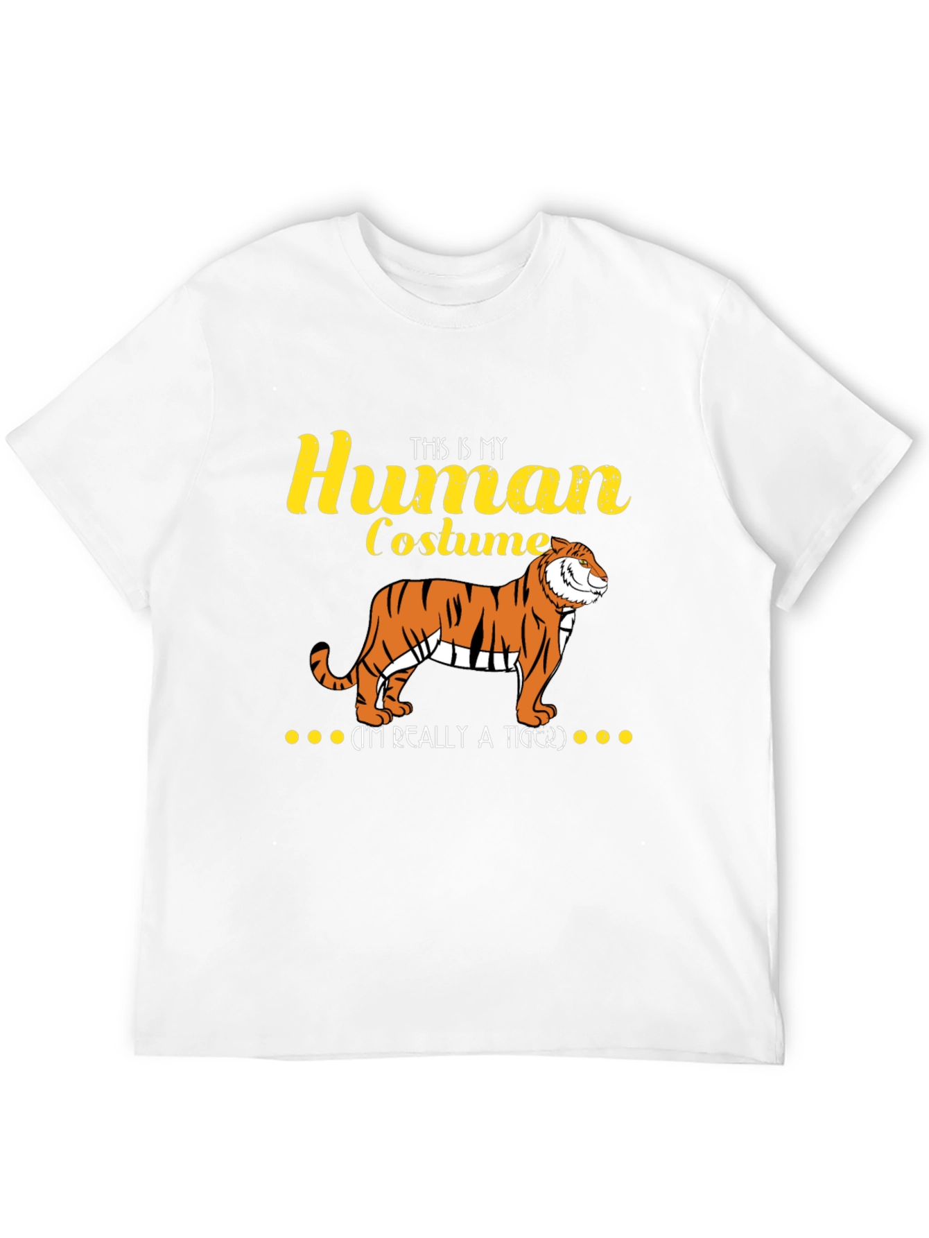 Human Costume Tiger Graphic Tee