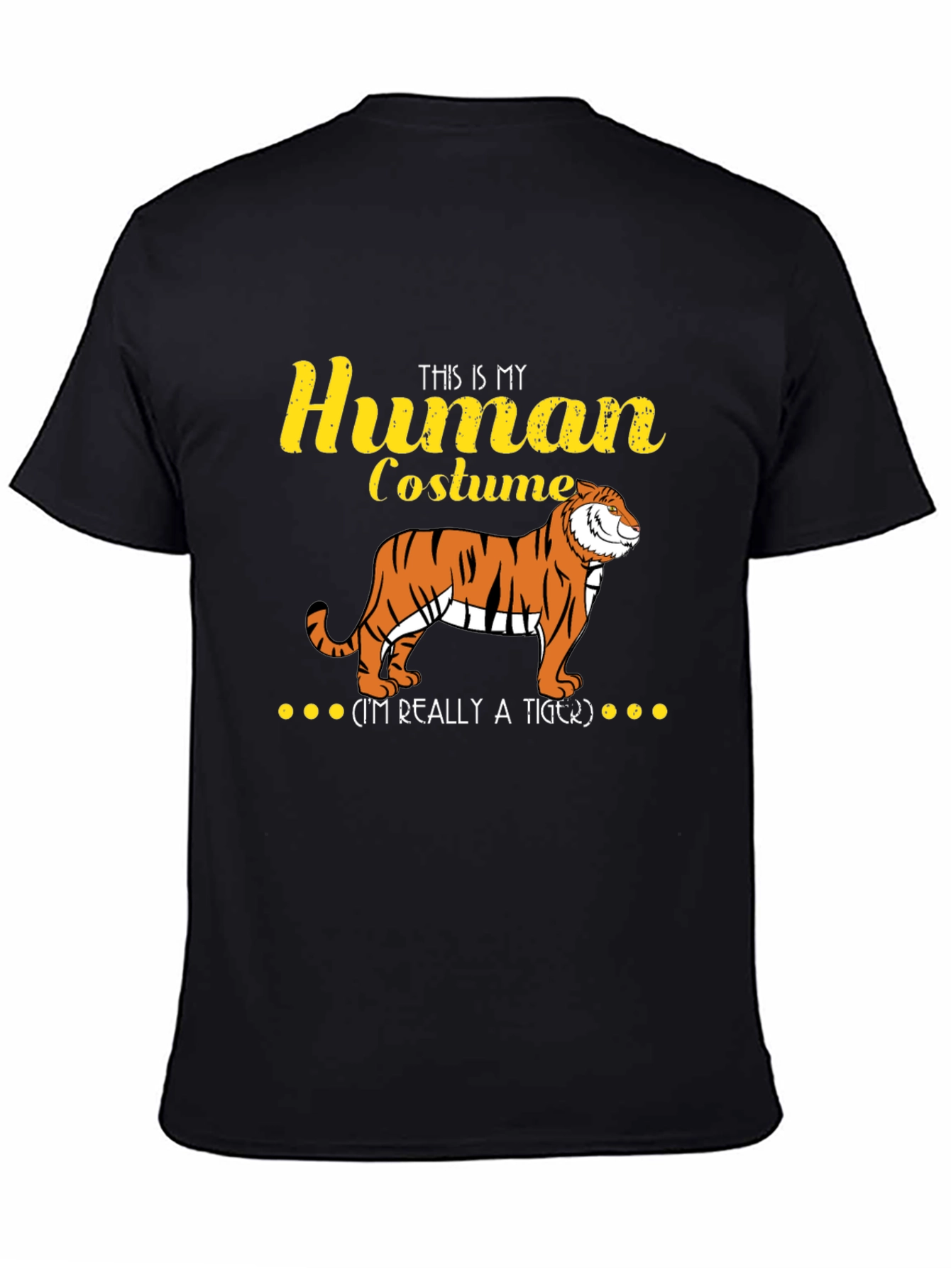 Human Costume Tiger Graphic Tee
