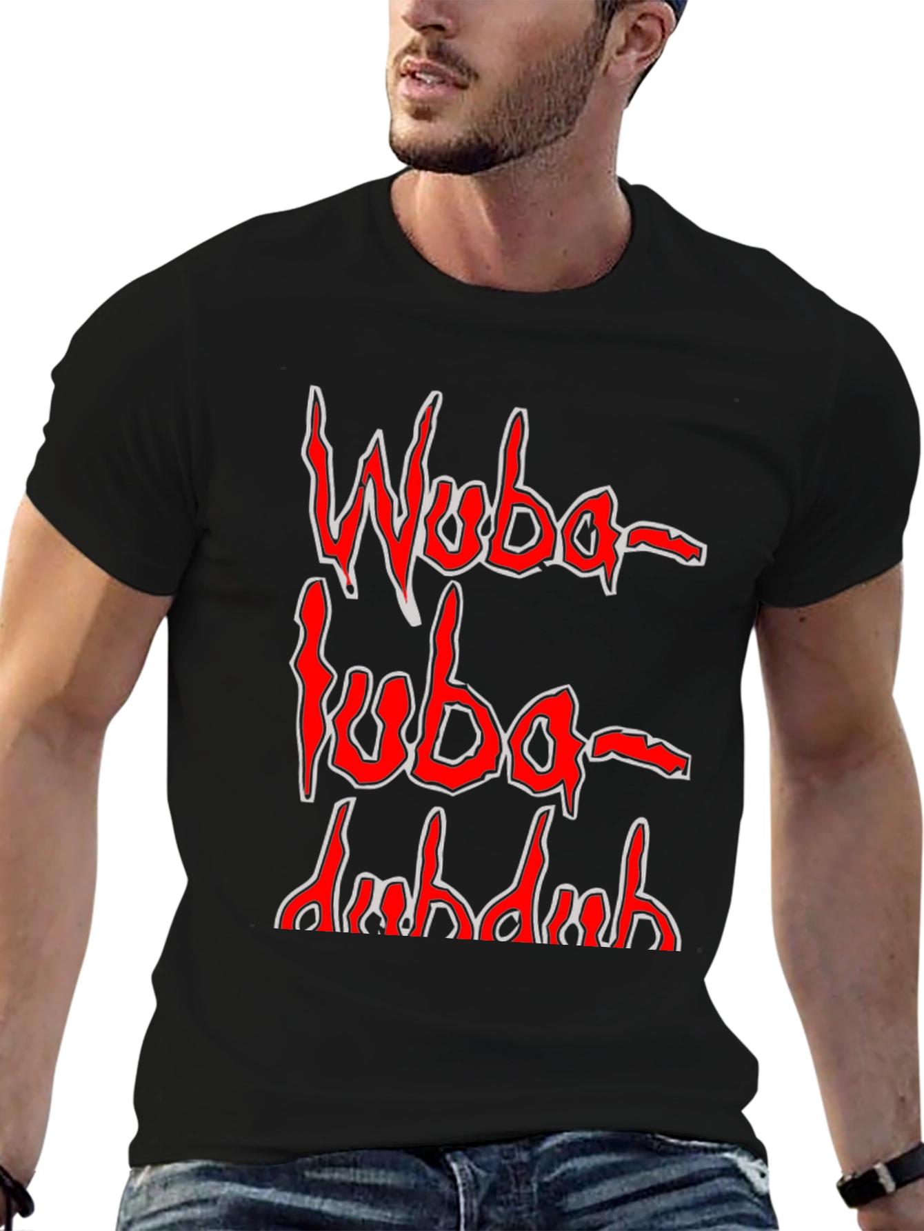 Wuba Luba Dub Dub Graphic Tee - Black