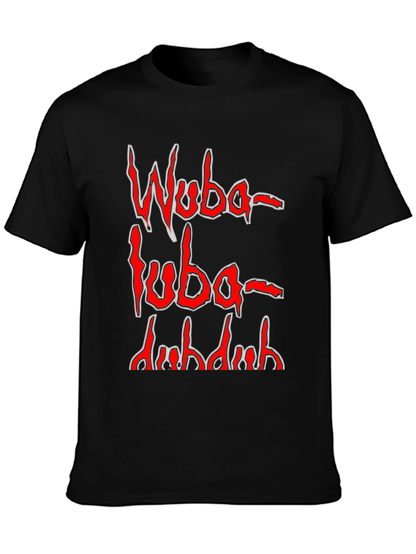 Wuba Luba Dub Dub Graphic Tee - Black