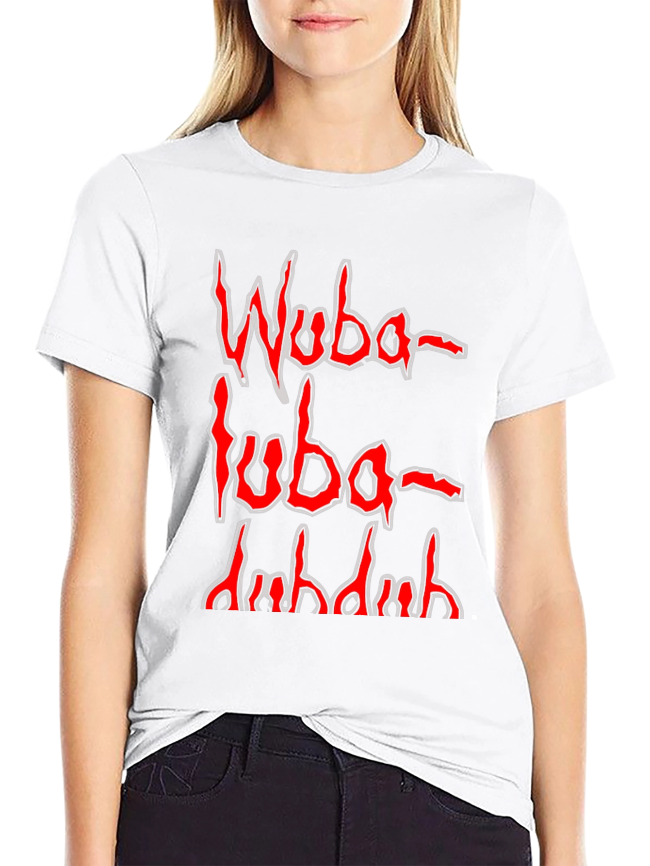 Wuba Luba Dub Dub Graphic Tee - Black