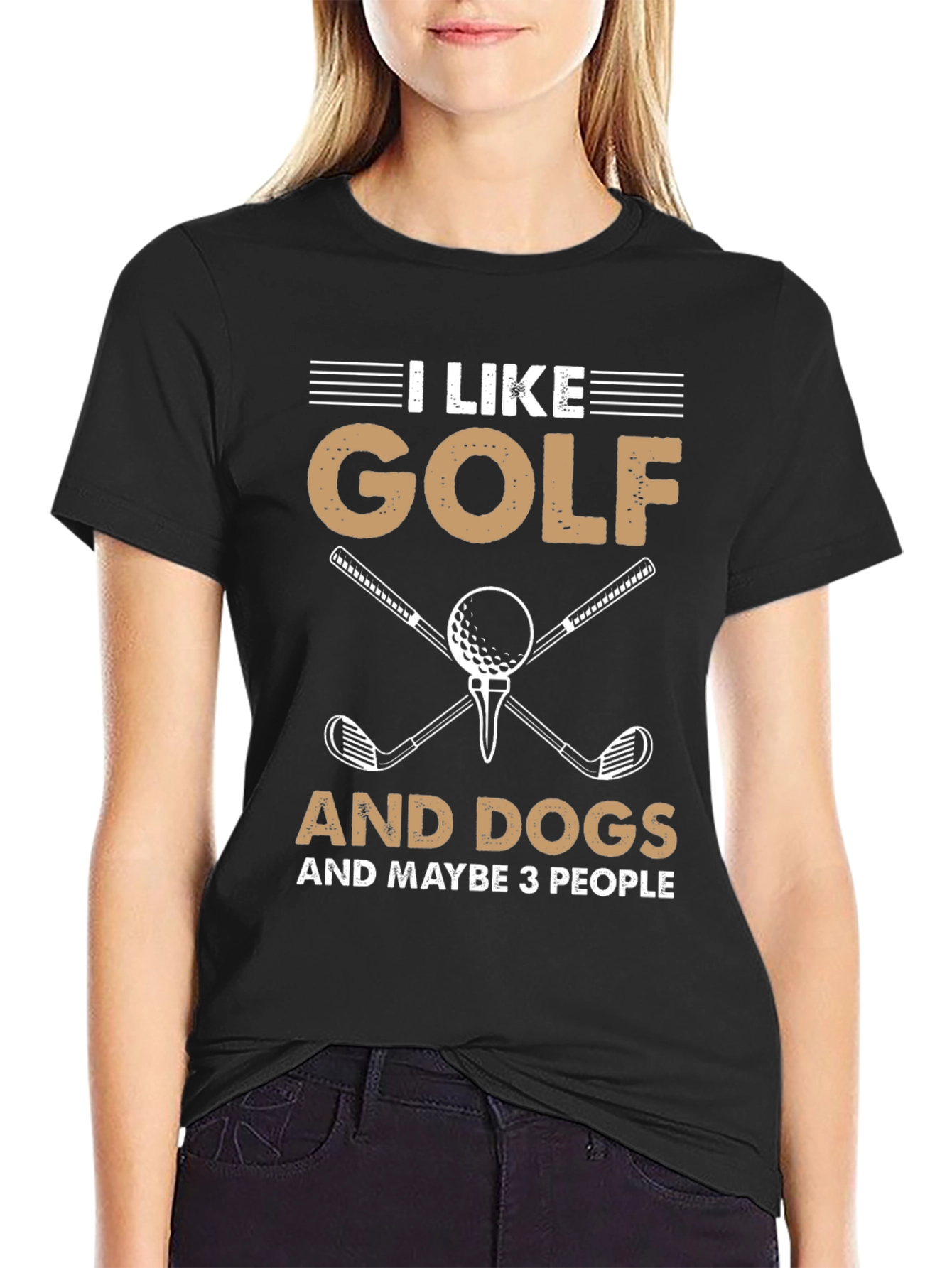 Golf Dogs and Maybe 3 People T-Shirt