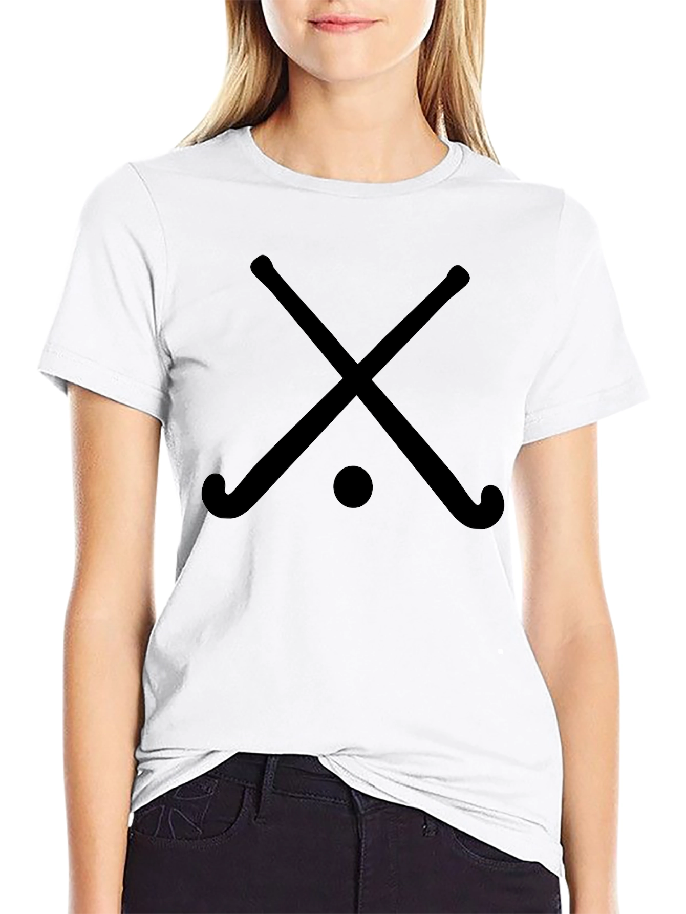 Hockey Sticks Graphic T-Shirt - Sporty Casual Wear