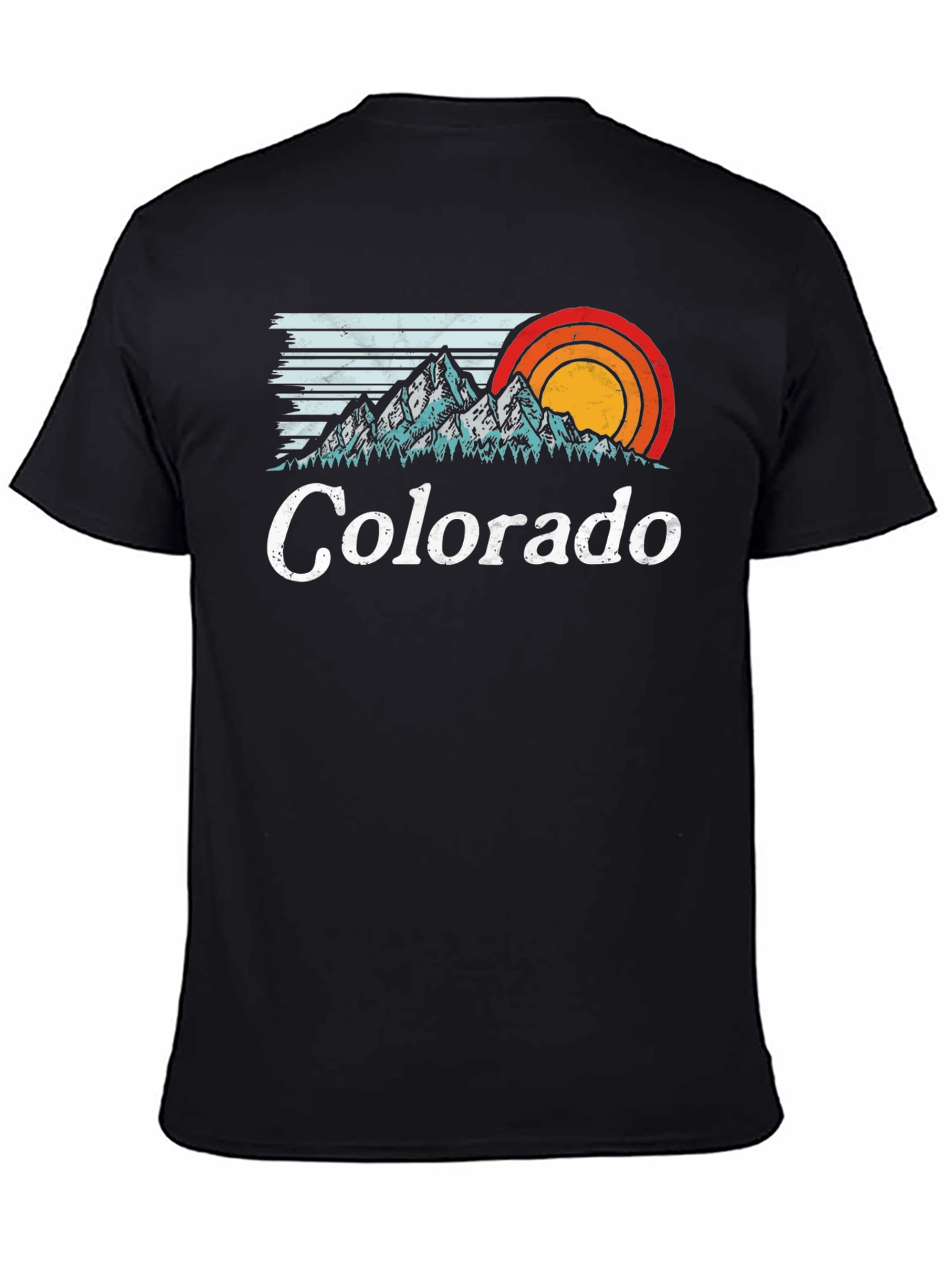 Colorado Retro Mountain T-Shirt