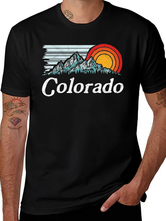 Colorado Retro Mountain T-Shirt
