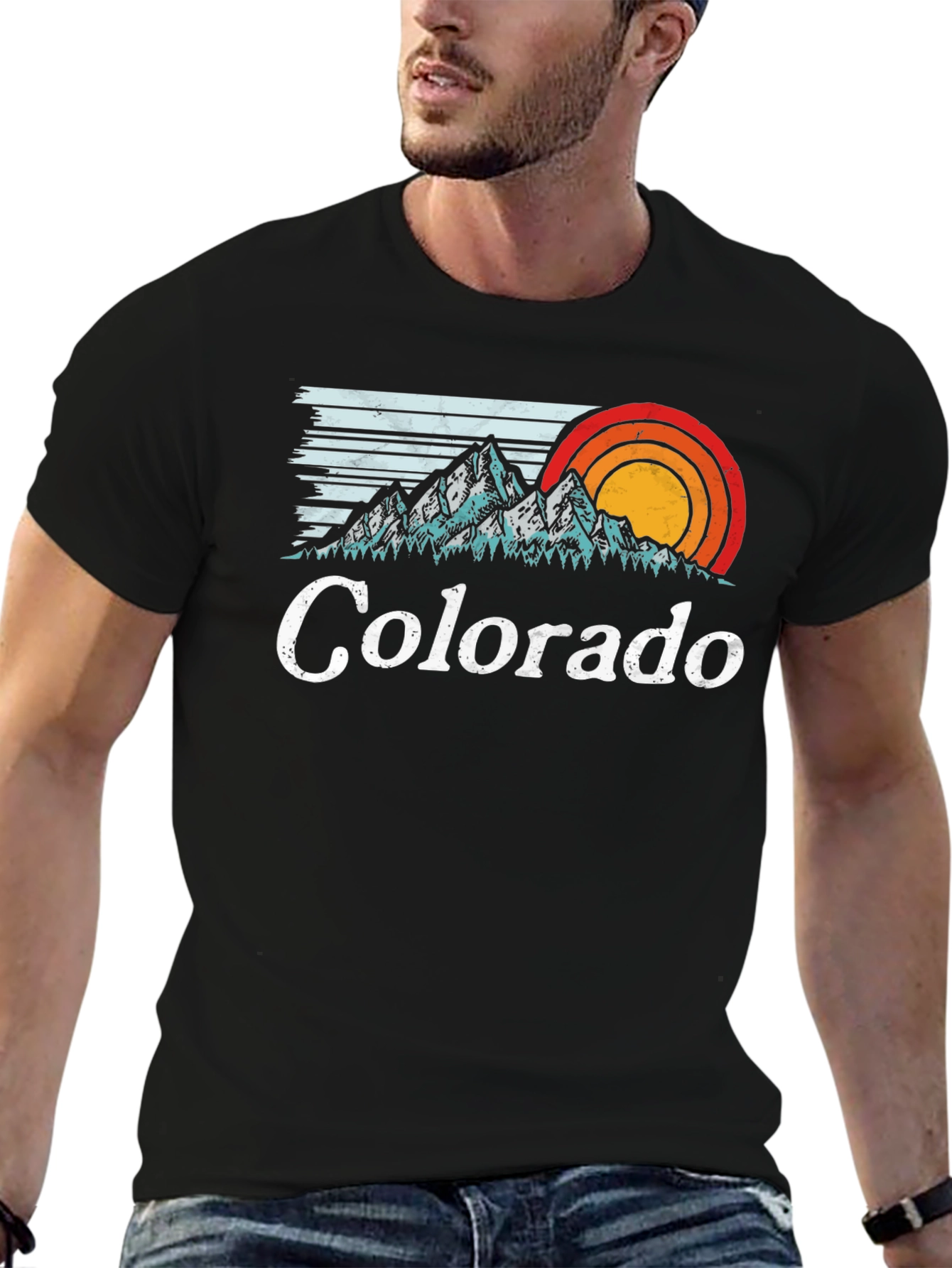 Colorado Retro Mountain T-Shirt