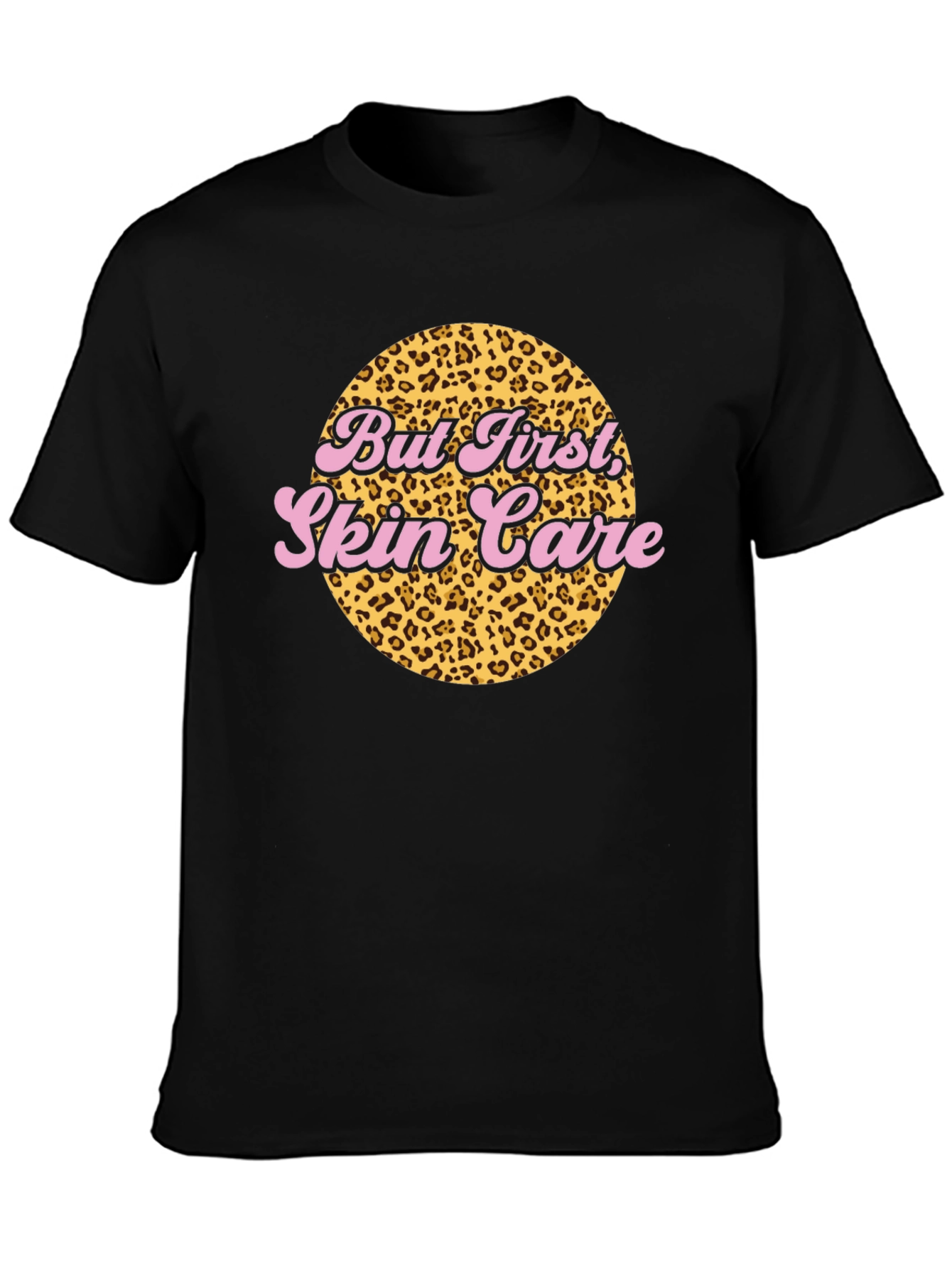 But First Skin Care Leopard Print T-Shirt