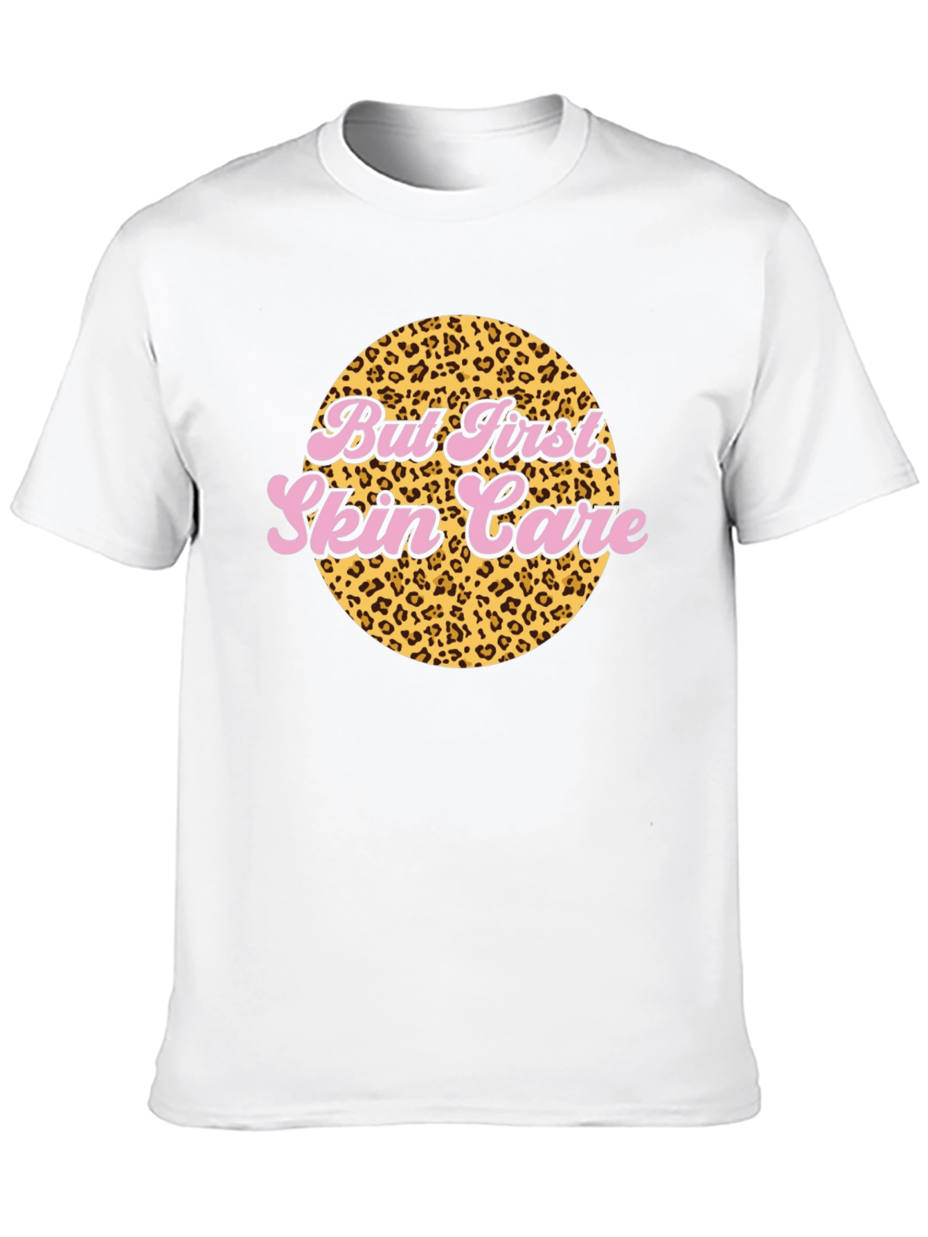 But First Skin Care Leopard Print T-Shirt
