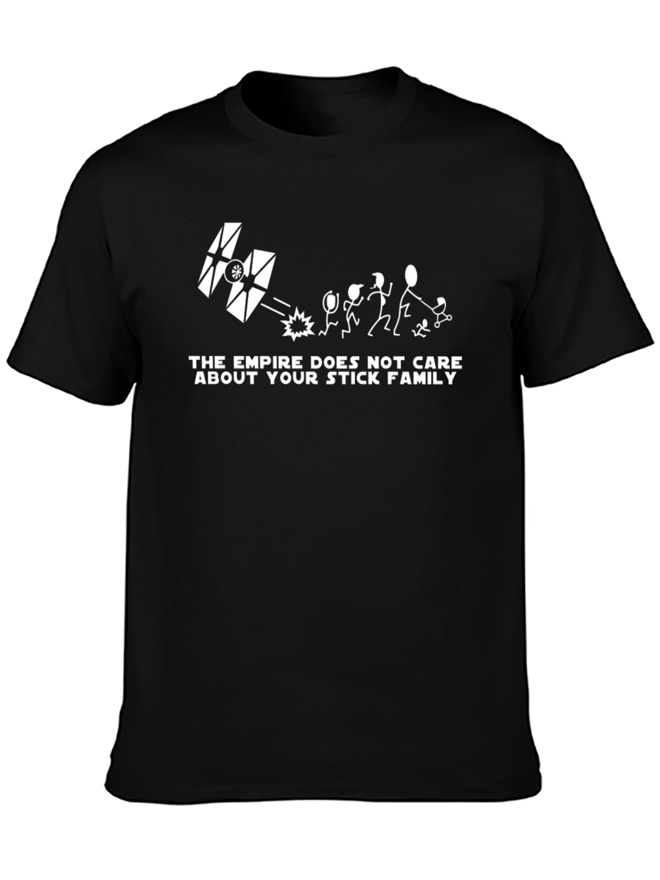 The Empire Stick Family Black T-Shirt