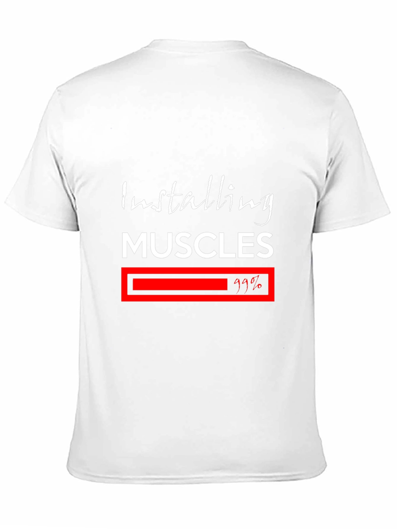 Installing Muscles T-Shirt - Fitness Motivation Tee