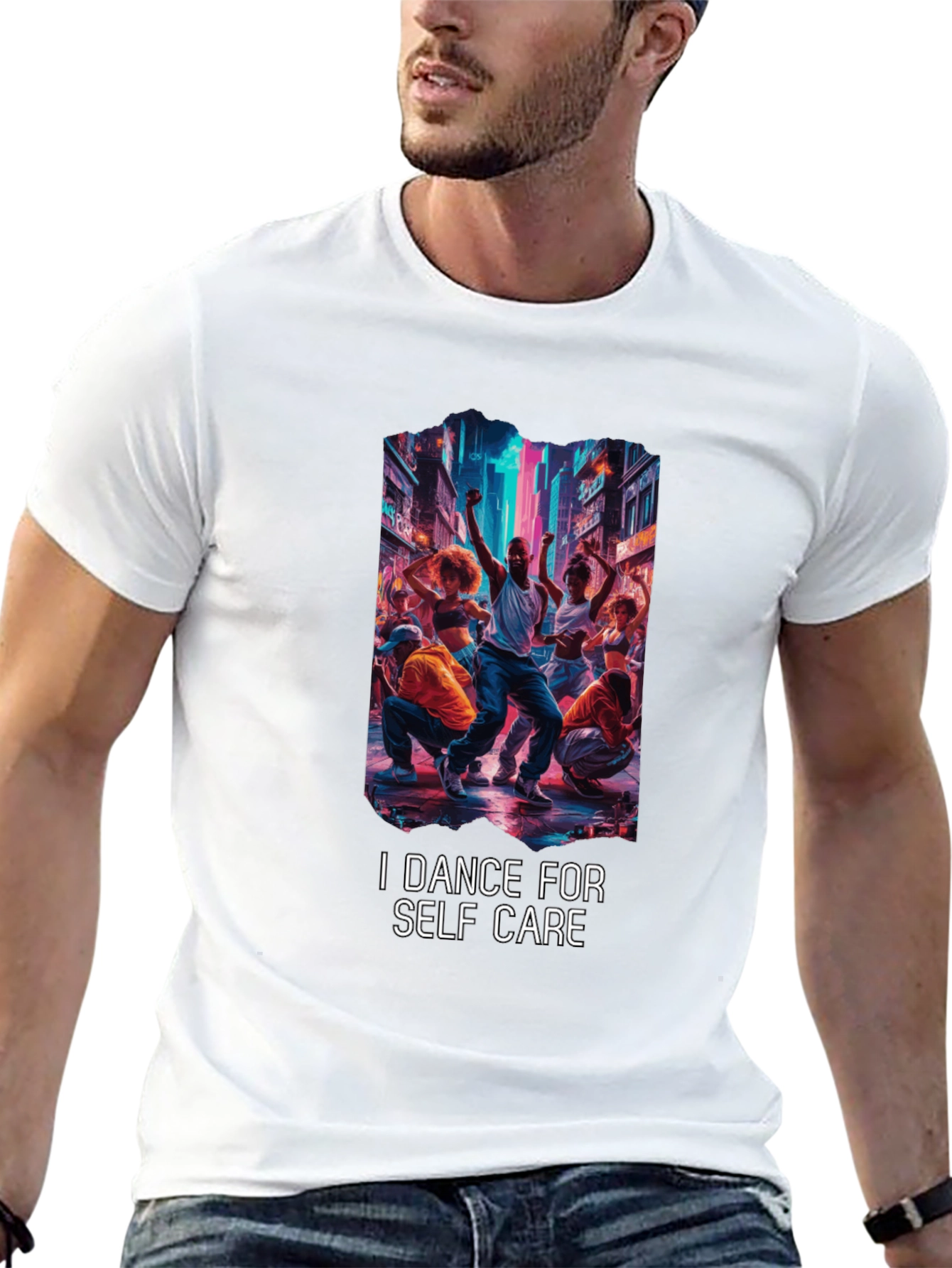 Dance for Self Care Black Graphic Tee