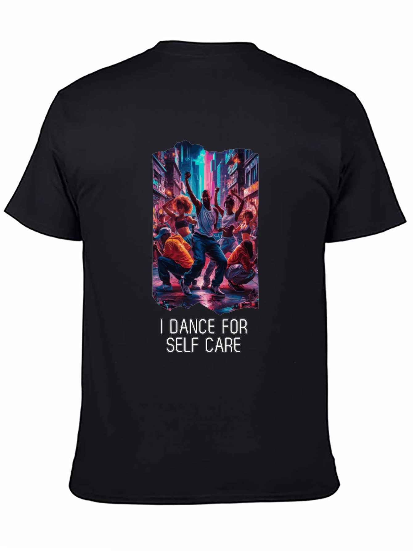 Dance for Self Care Black Graphic Tee