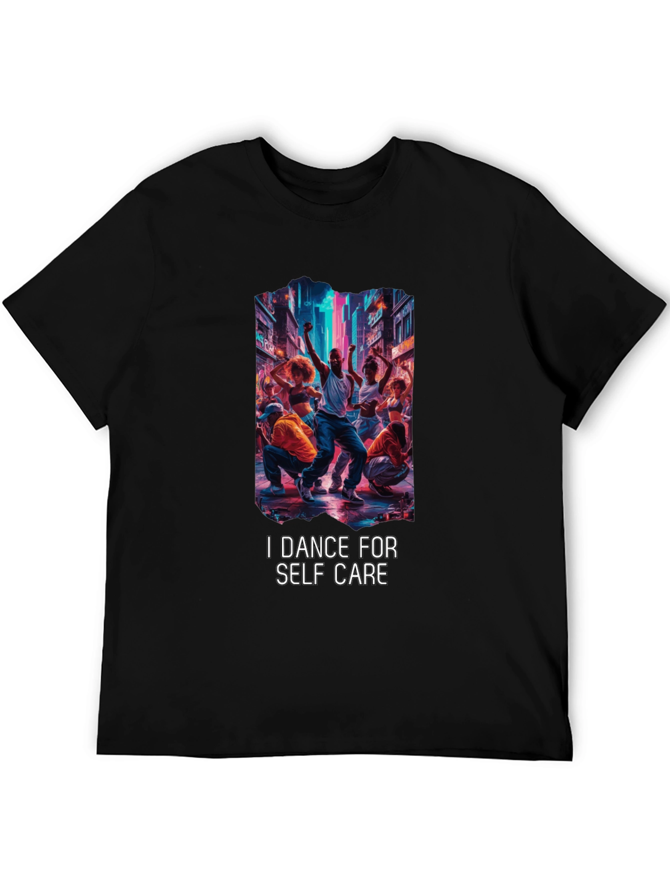 Dance for Self Care Black Graphic Tee