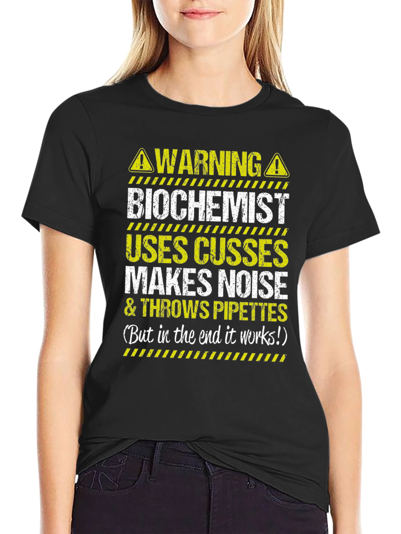Biochemist Warning Graphic Tee