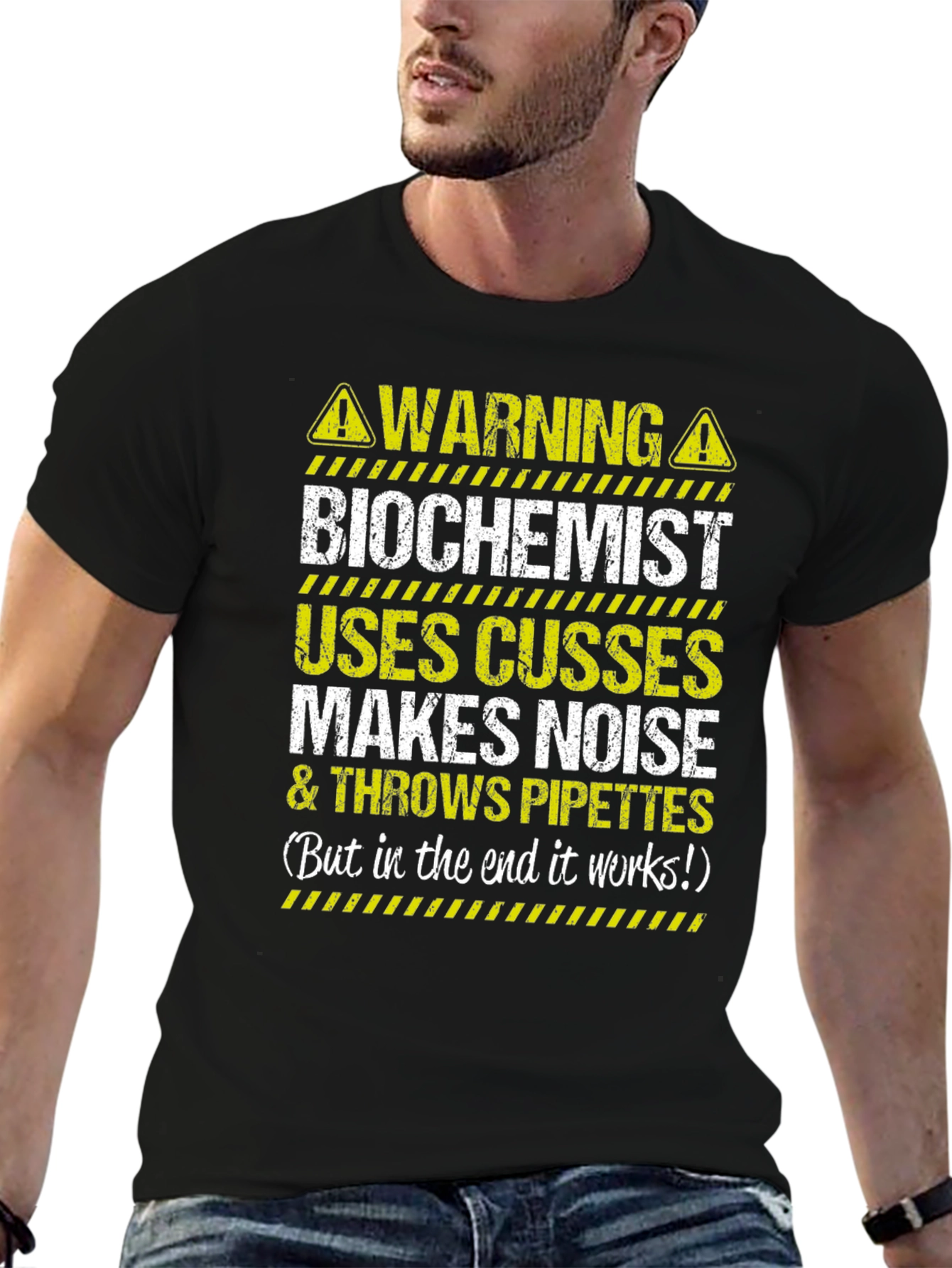 Biochemist Warning Graphic Tee