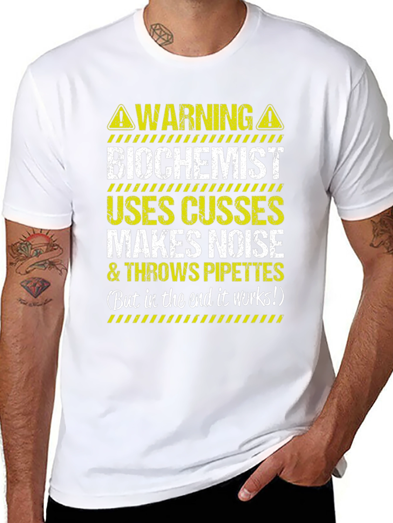Biochemist Warning Graphic Tee