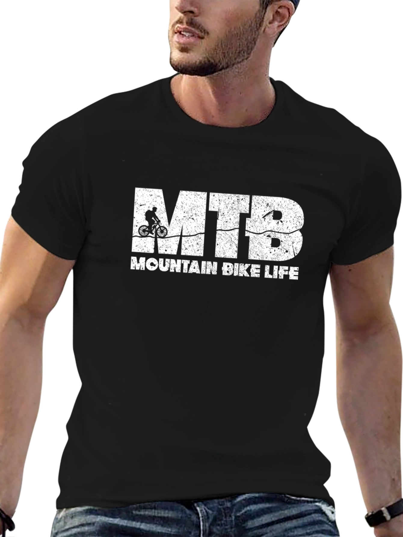 MTB Mountain Bike Life Graphic T-Shirt