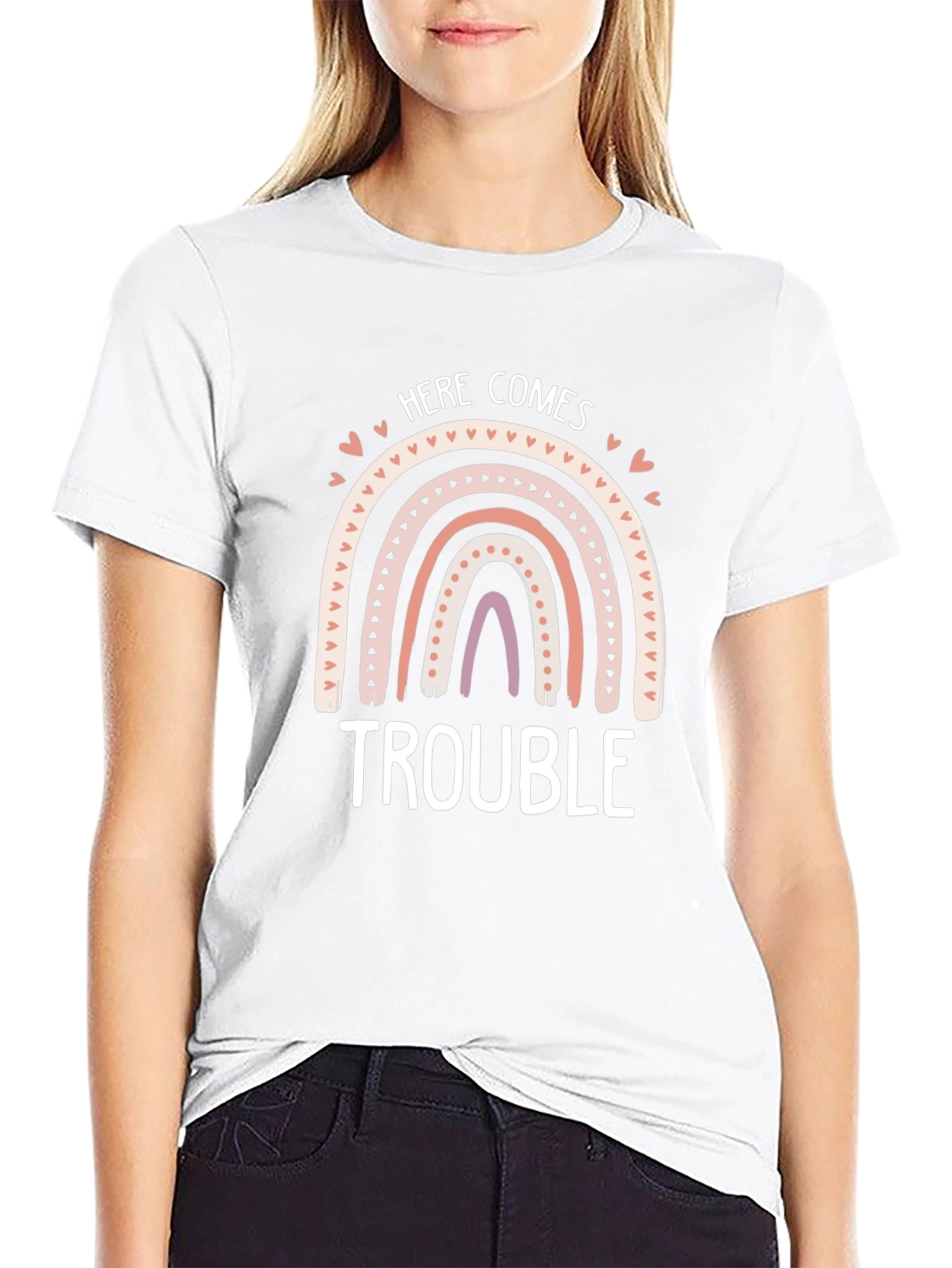 Here Comes Trouble Graphic Tee