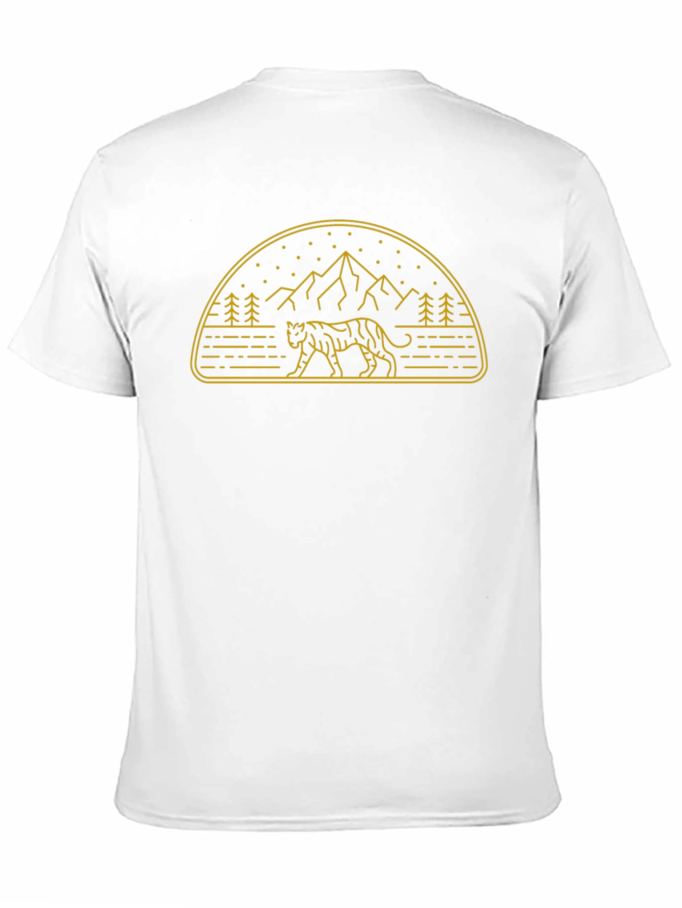 Tiger Mountain Graphic Tee - Stylish Black T-Shirt