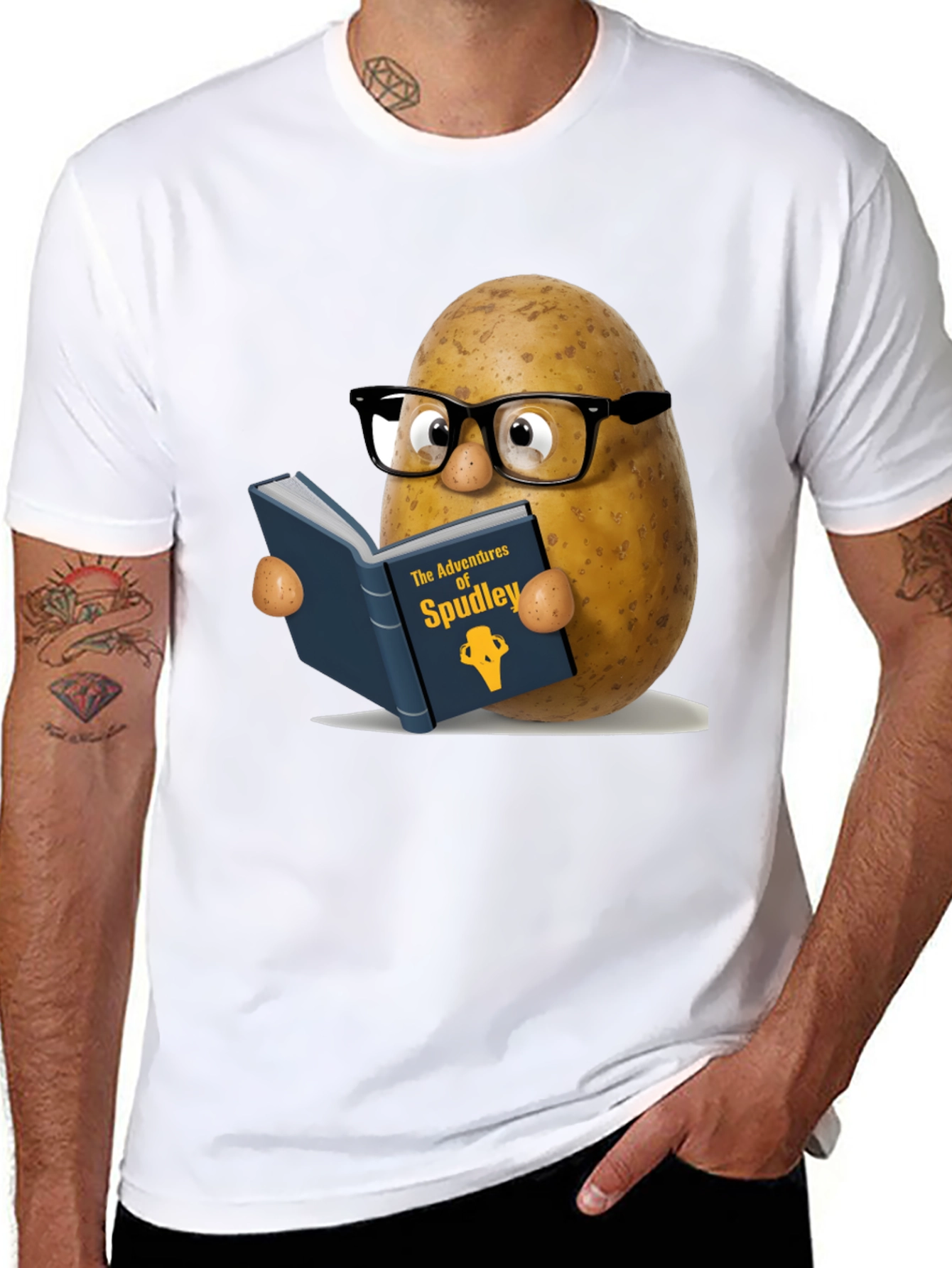 Potato Spudley Reader T-Shirt