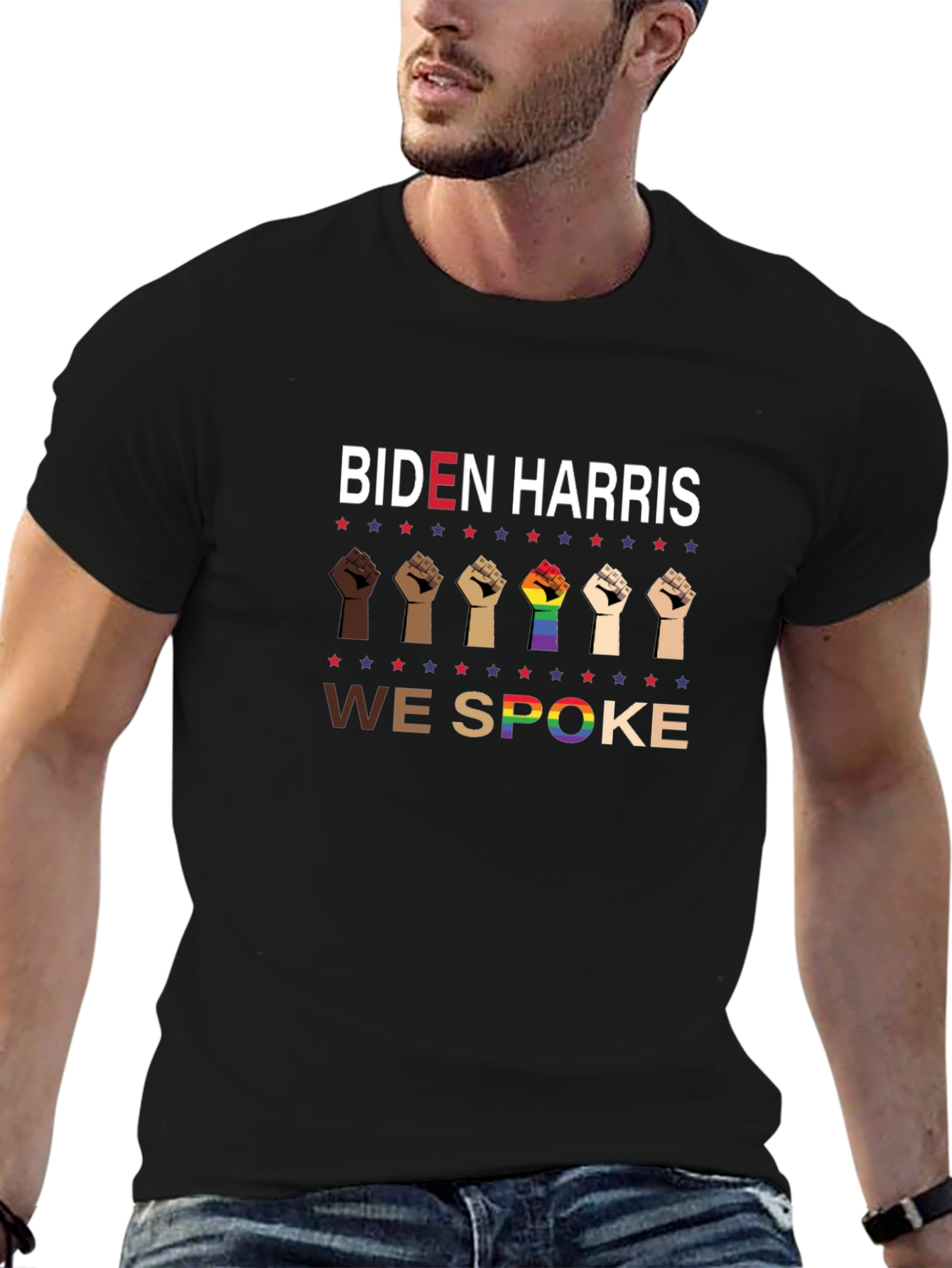 Biden Harris We Spoke Graphic Tee