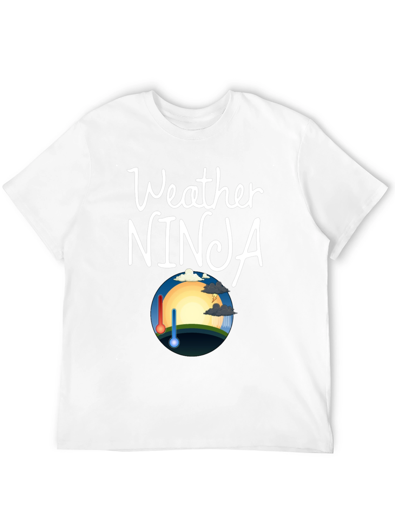 Weather Ninja Black Graphic Tee