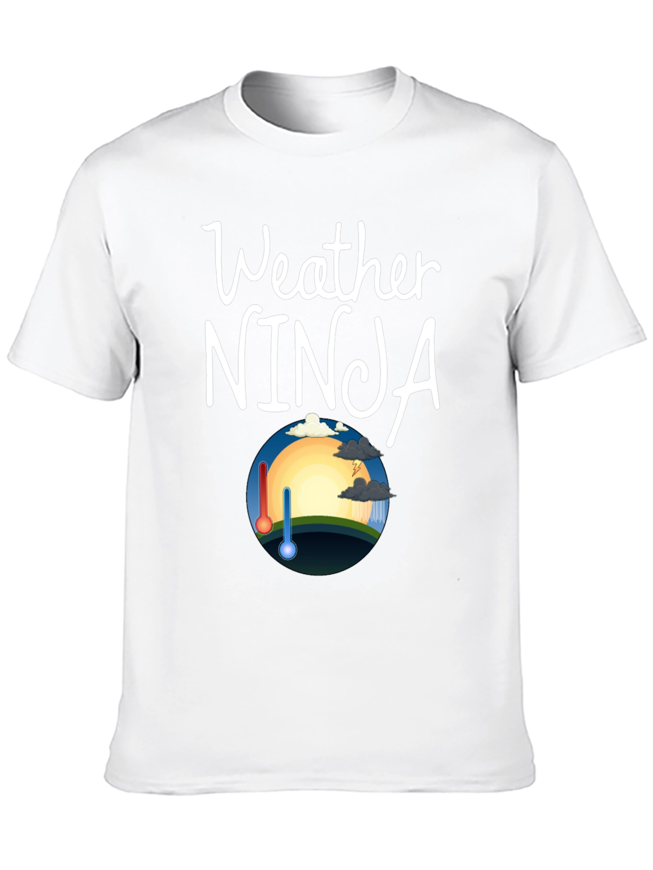 Weather Ninja Black Graphic Tee