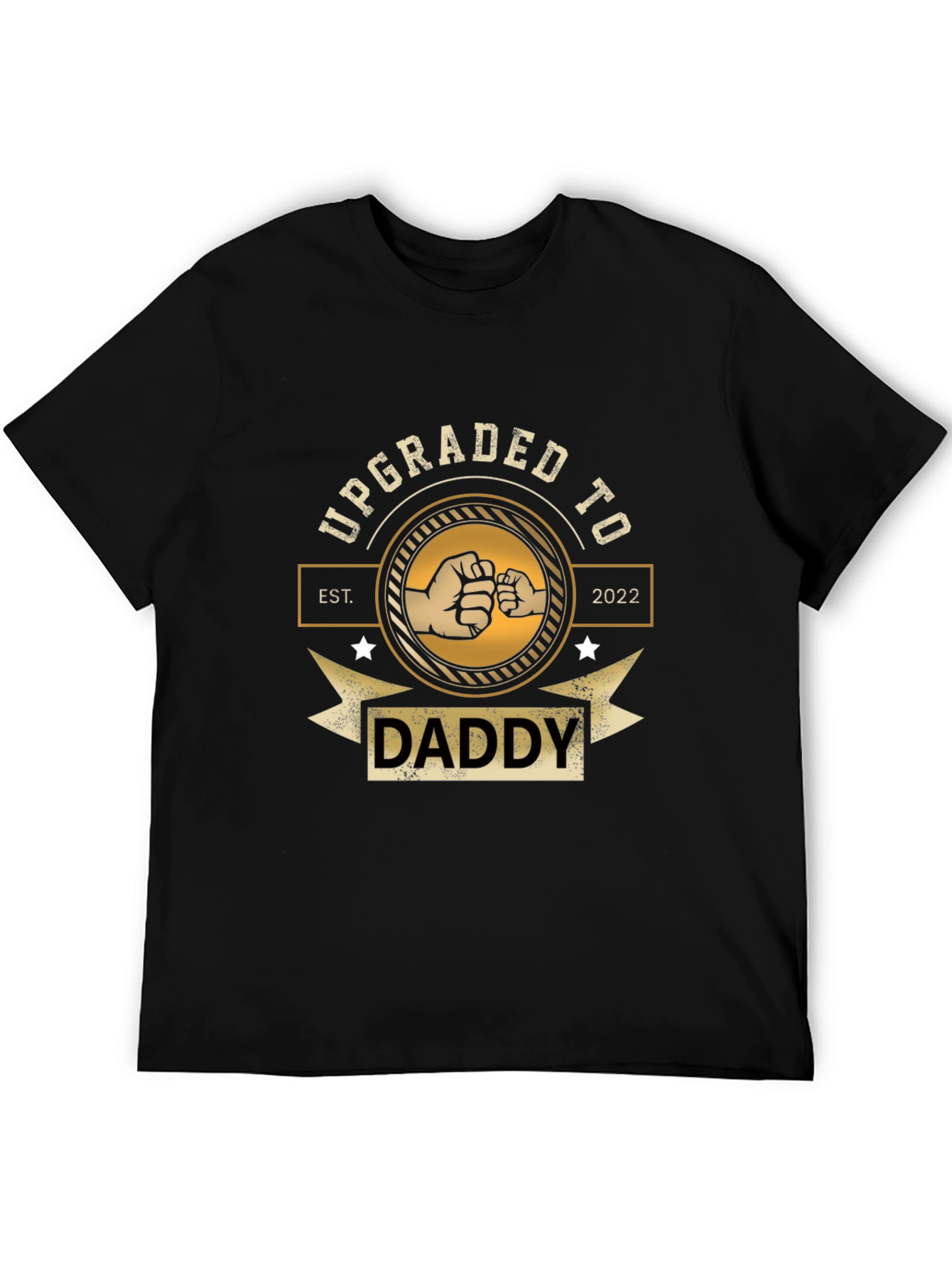 Upgraded to Daddy Black Graphic Tee
