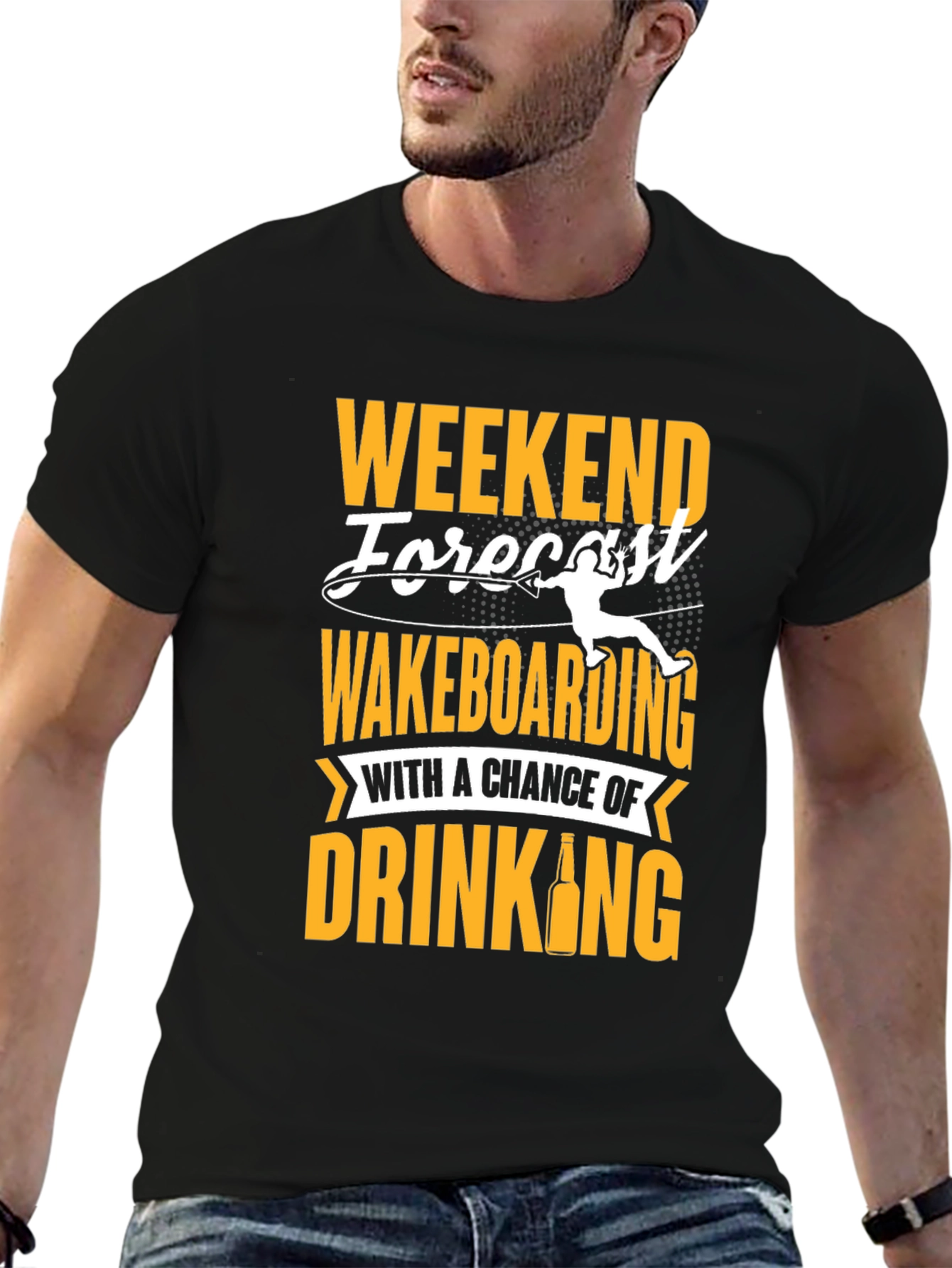Weekend Wakeboarding Drinking T-Shirt