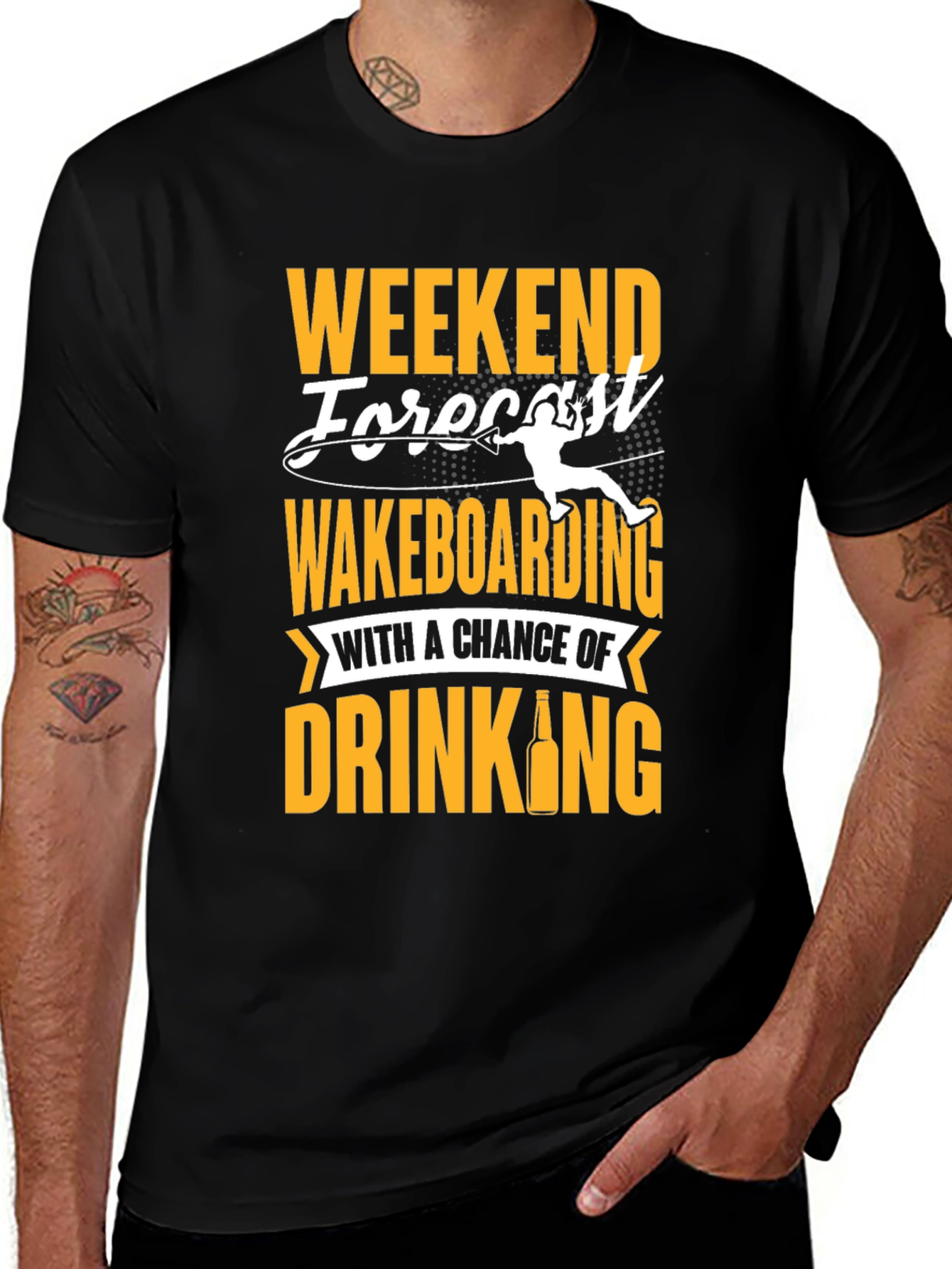 Weekend Wakeboarding Drinking T-Shirt