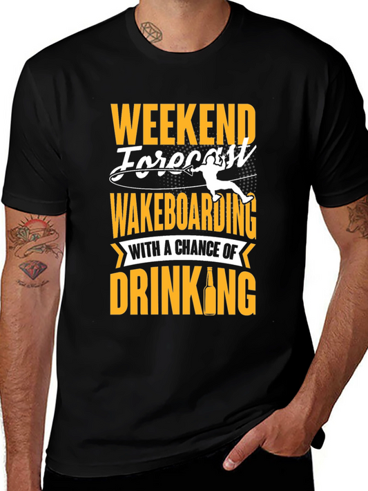 Weekend Wakeboarding Drinking T-Shirt