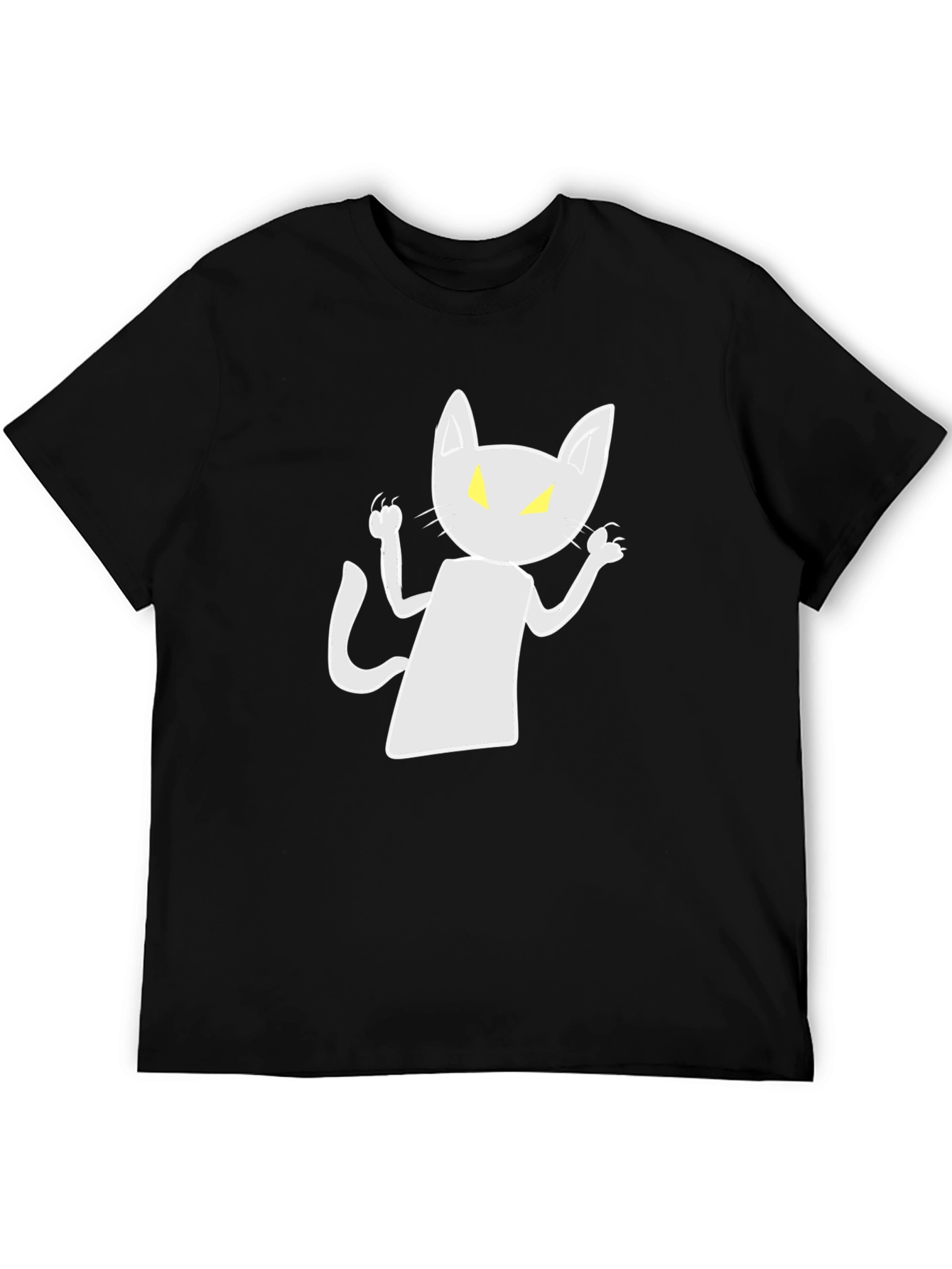 Spooky Cat Graphic Tee - Halloween T-Shirt
