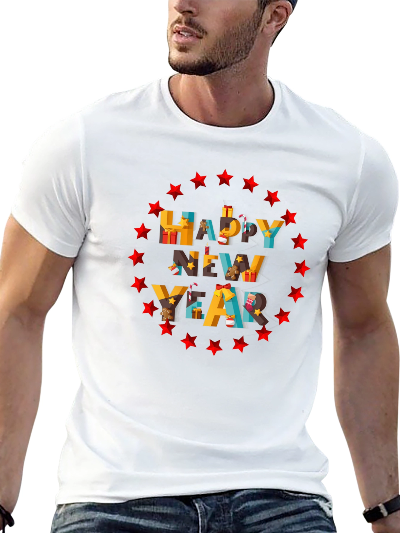 Festive New Year T-Shirt - Holiday Gift