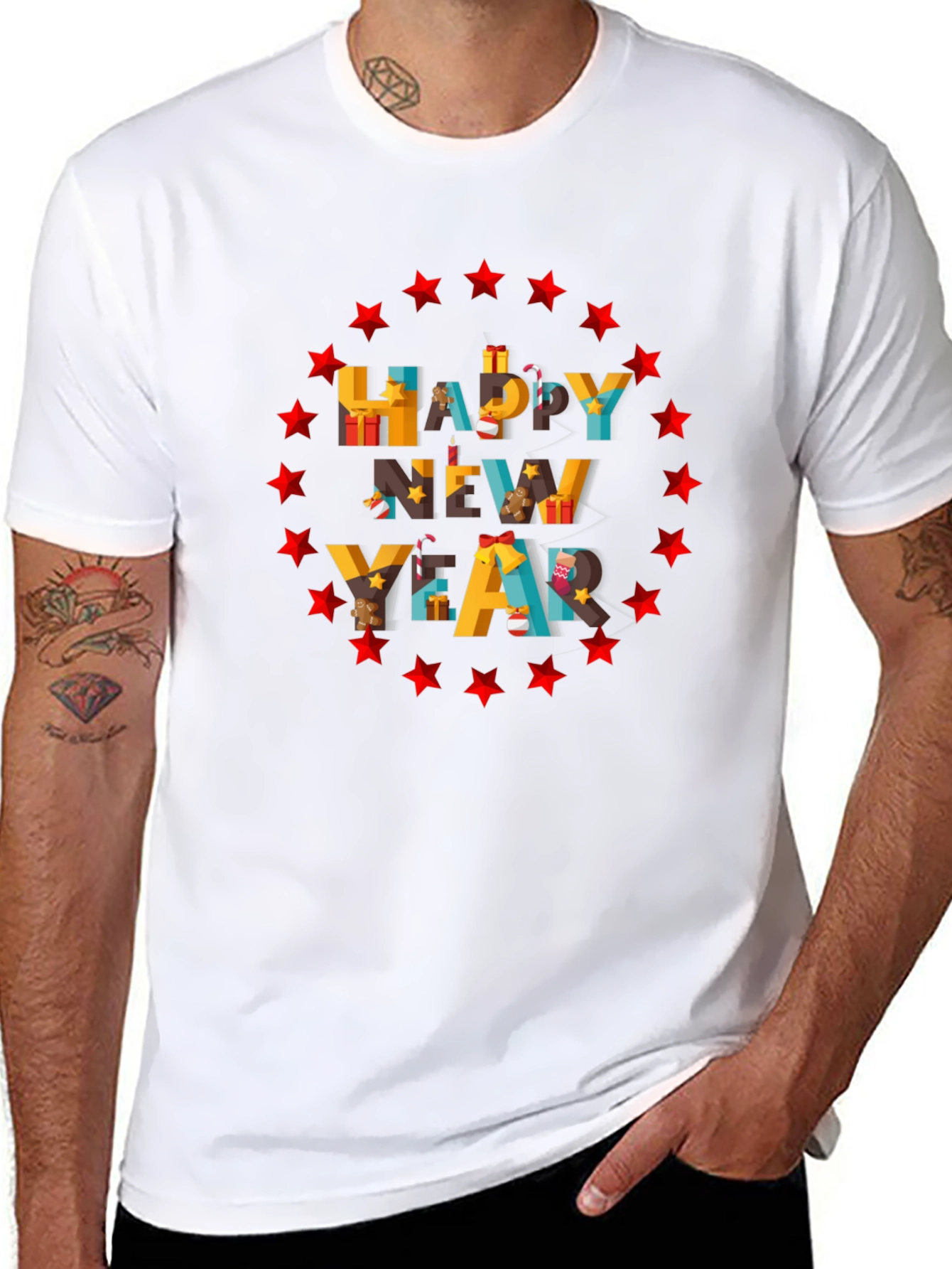 Festive New Year T-Shirt - Holiday Gift