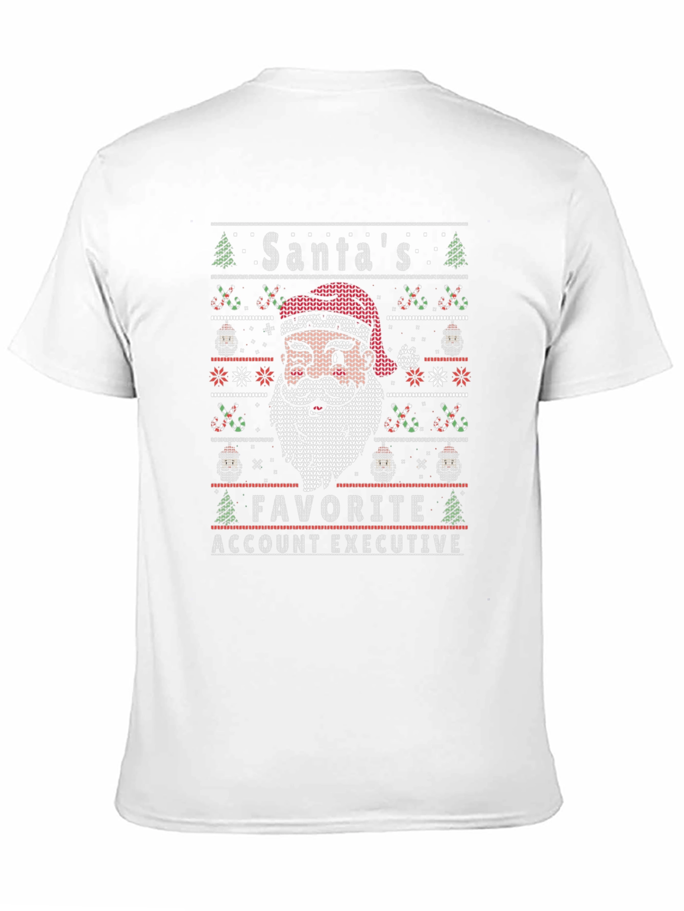 Santas Favorite Account Executive Ugly Christmas Sweater T-Shirt