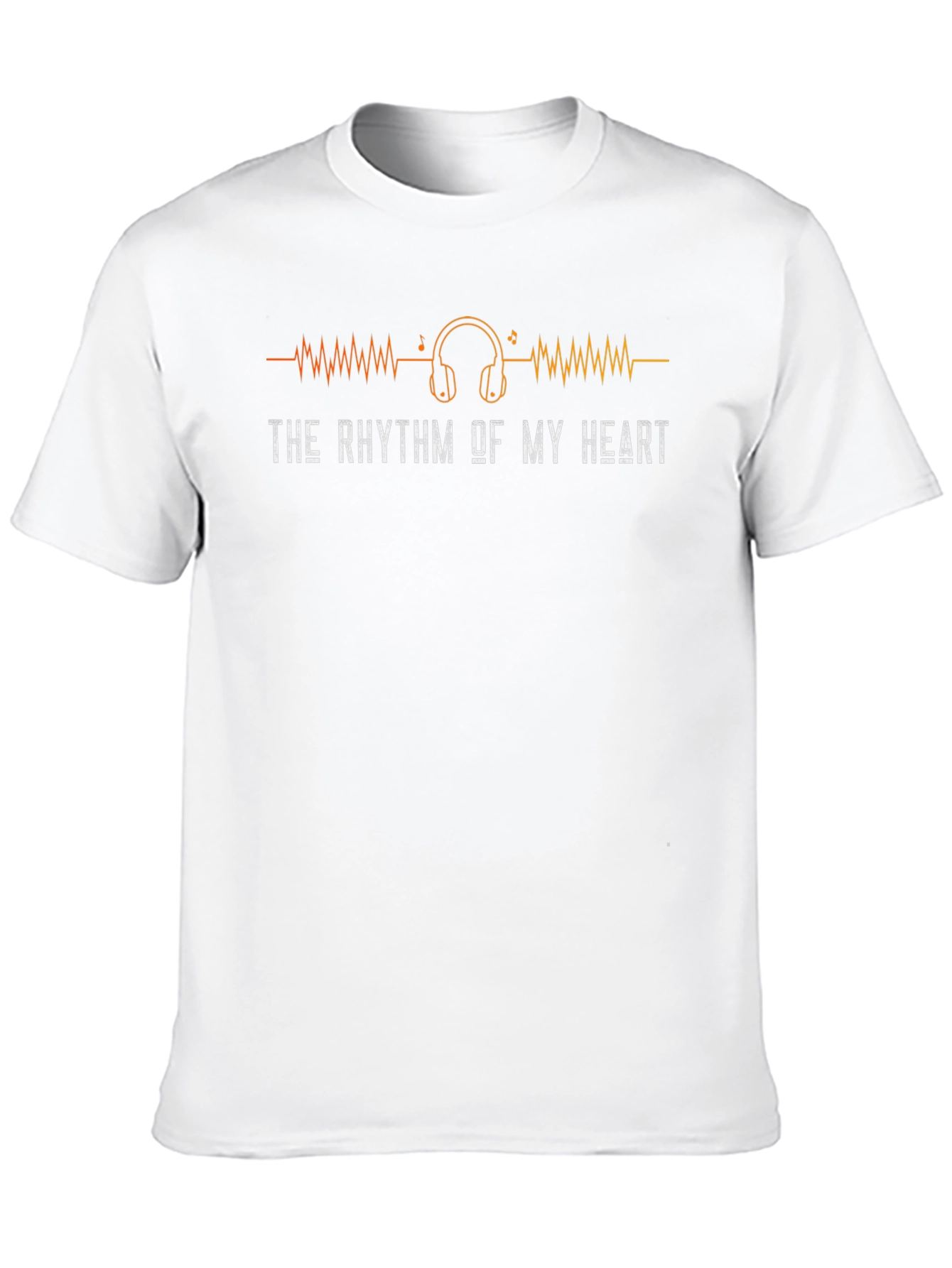 The Rhythm Of My Heart - Music Lover T-Shirt