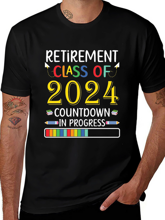 Retirement Class of 2024 Countdown T-Shirt