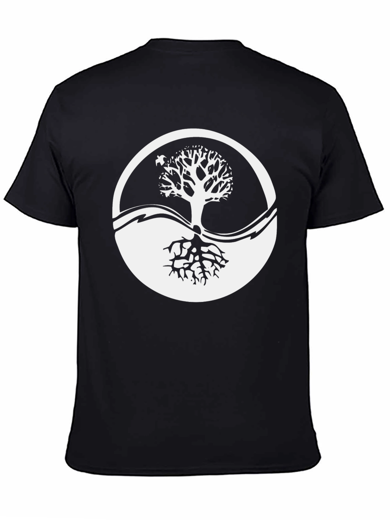 Yin Yang Tree Graphic Tee - Balance & Harmony
