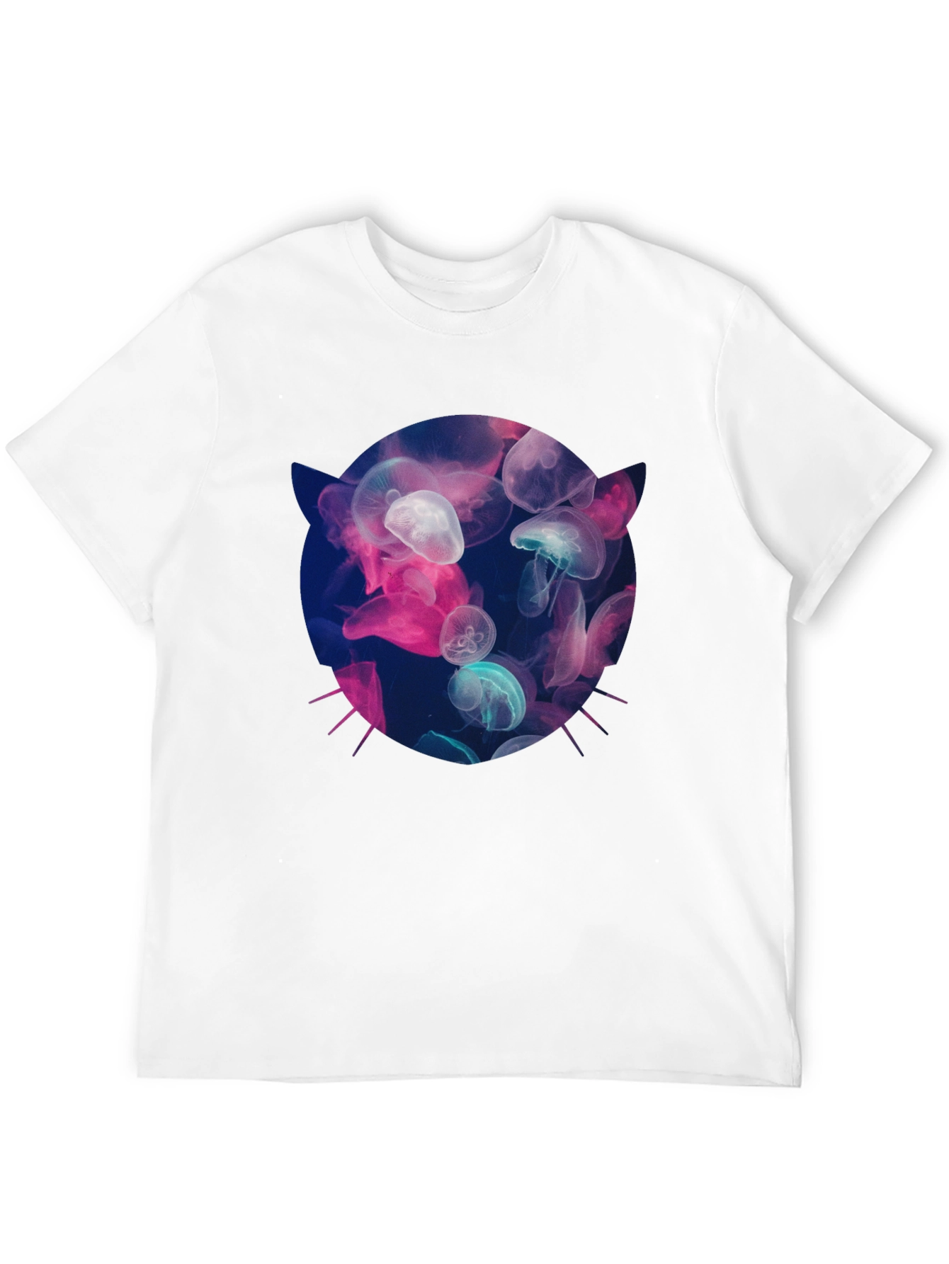 Jellyfish Cat T-Shirt - Unique Graphic Tee