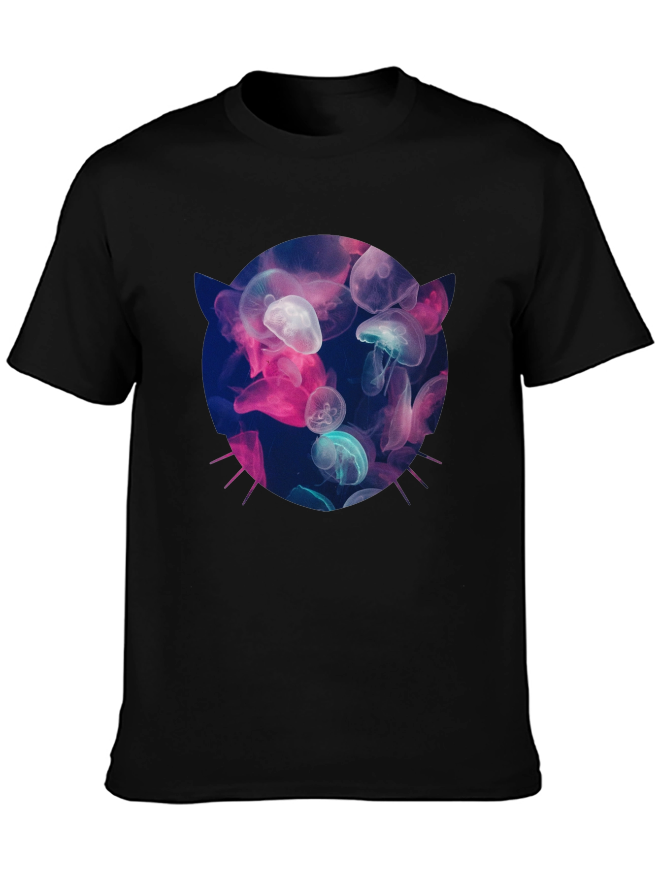 Jellyfish Cat T-Shirt - Unique Graphic Tee