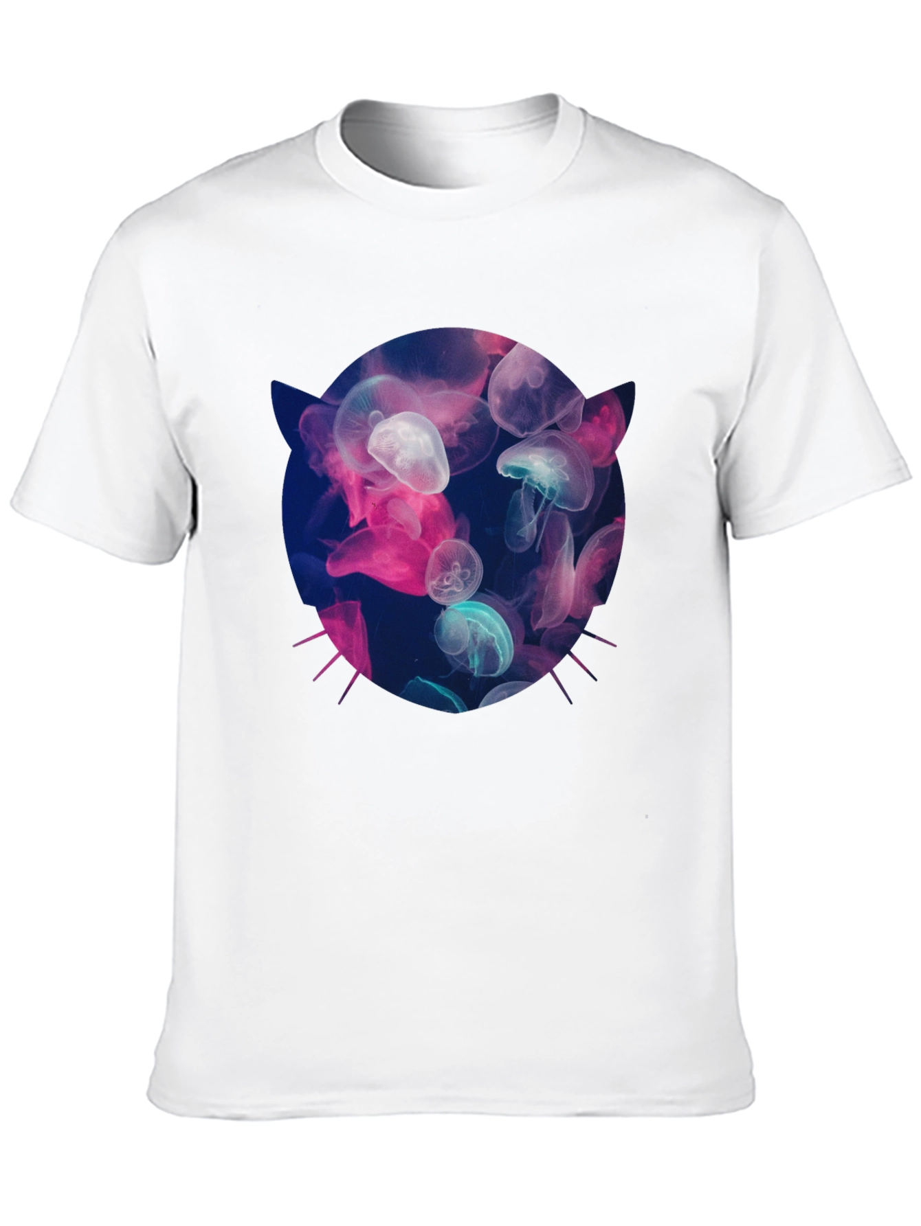 Jellyfish Cat T-Shirt - Unique Graphic Tee