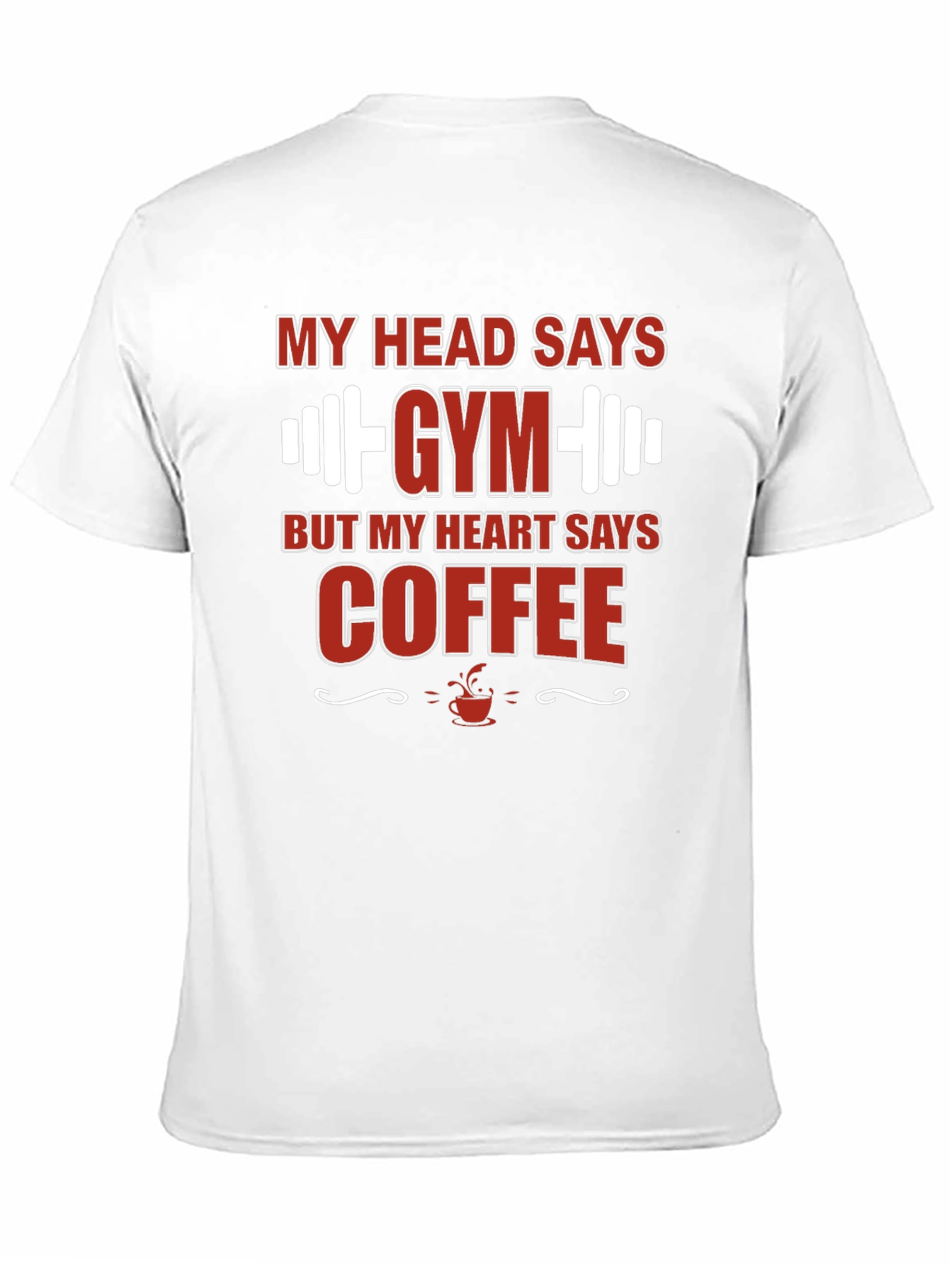 Gym and Coffee Mens Graphic Tee