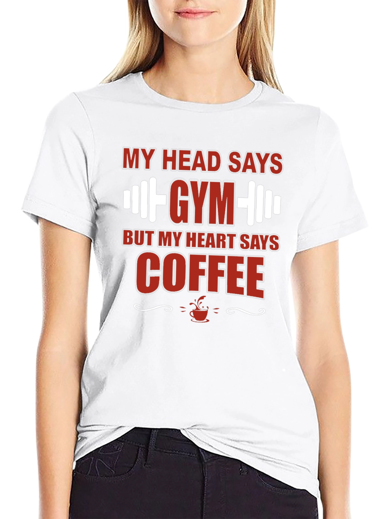 Gym and Coffee Mens Graphic Tee