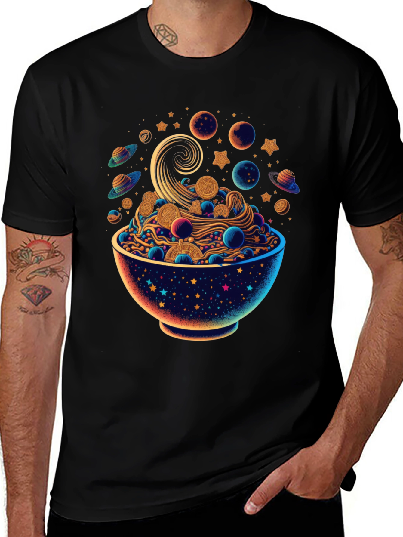 Cosmic Noodle Bowl Graphic Tee