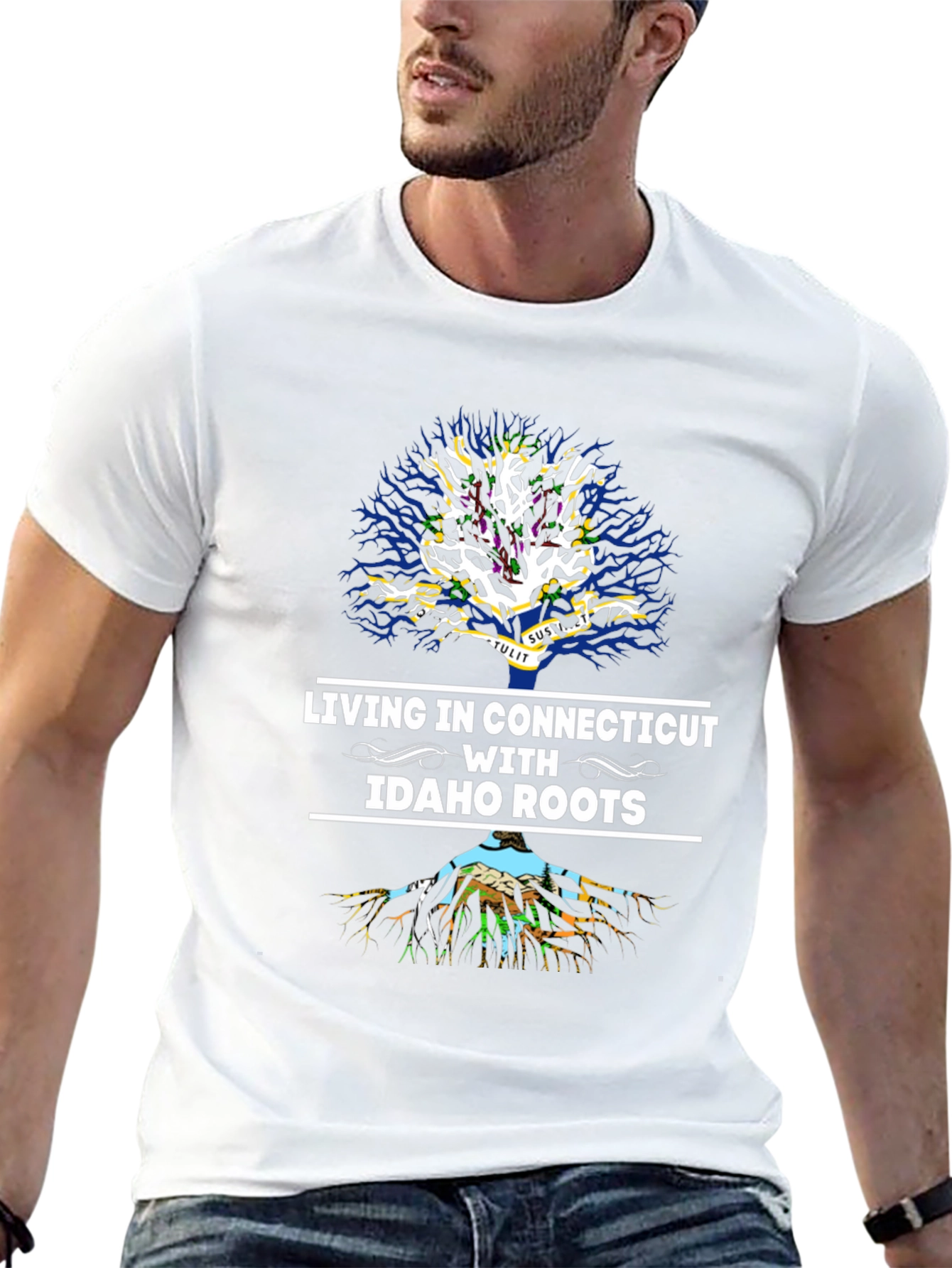 Connecticut T-Shirt: Idaho Roots