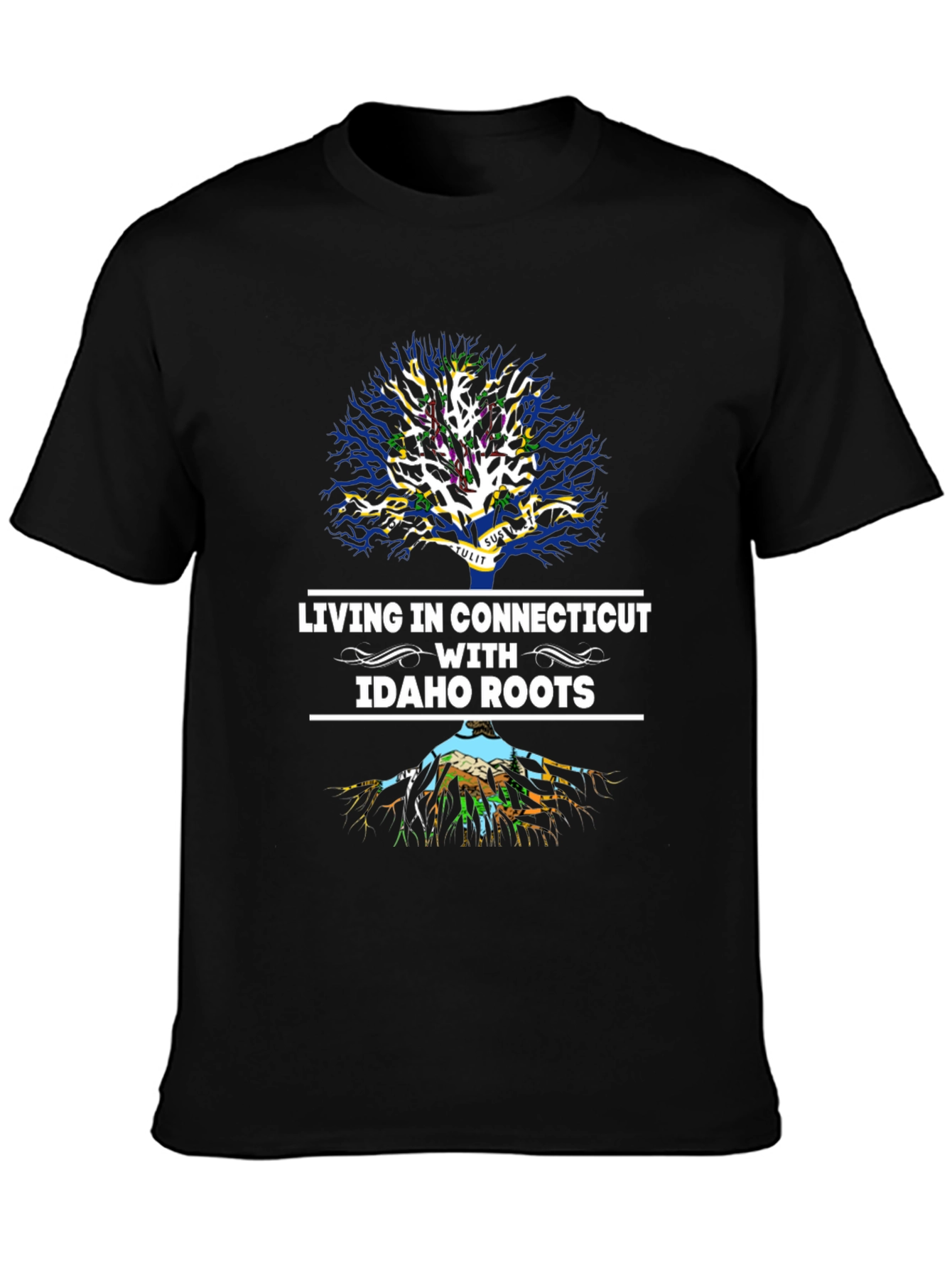 Connecticut T-Shirt: Idaho Roots