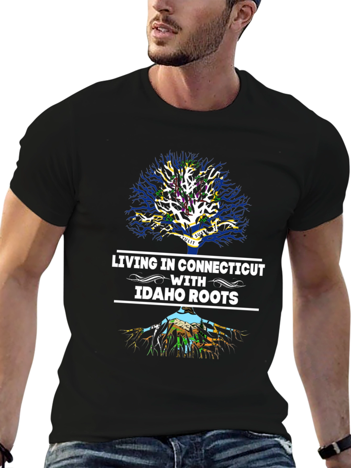 Connecticut T-Shirt: Idaho Roots