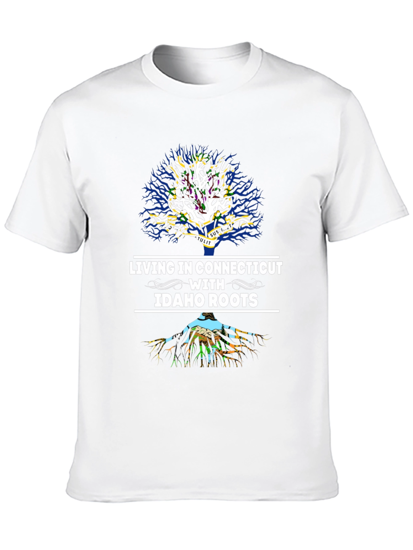 Connecticut T-Shirt: Idaho Roots
