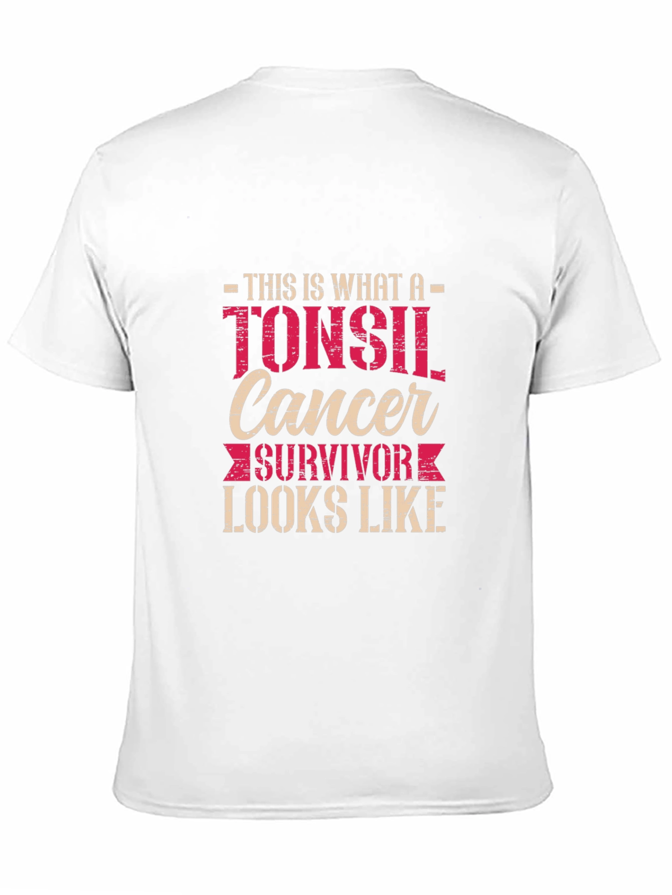 Tonsil Cancer Survivor Graphic T-Shirt