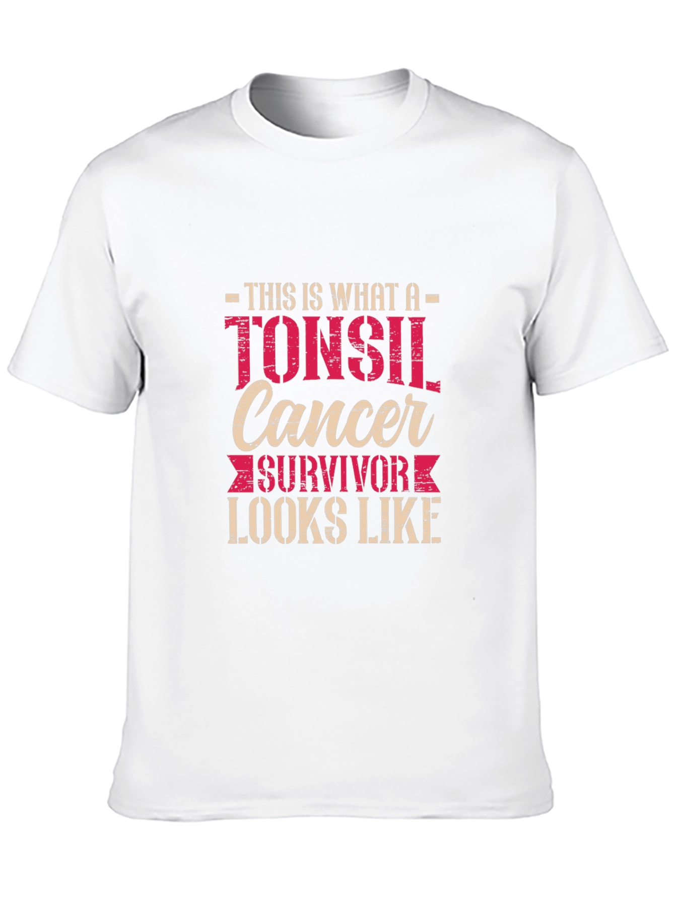 Tonsil Cancer Survivor Graphic T-Shirt